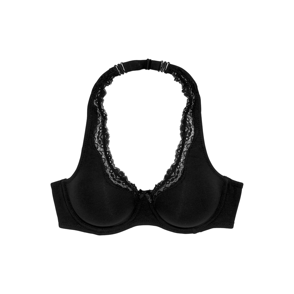 petite fleur Bügel-BH (Packung 2 Stück) mit Tragevariante Neckholder Basic  Dessous