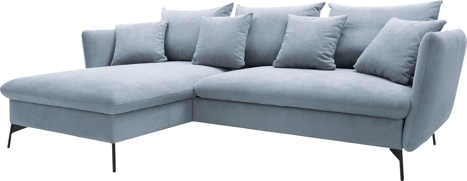 andas Ecksofa "LIVORNO,258 cm, L-Form,", Schlaffunktion u. Bettkasten (139/ günstig online kaufen