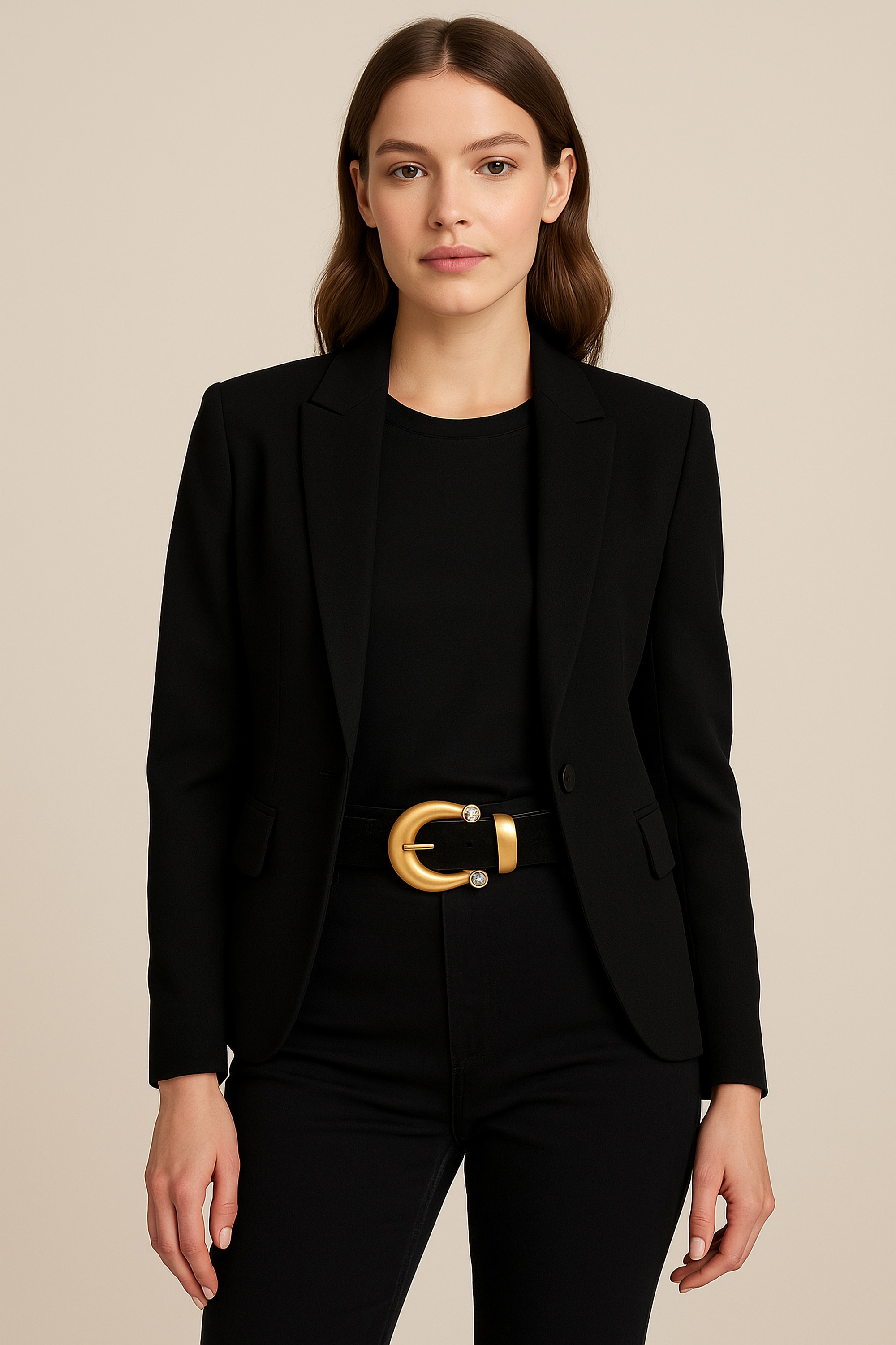 COLLEZIONE ALESSANDRO Ledergürtel »Persia Glam«, aus echtem Leder mit Strass Steinen