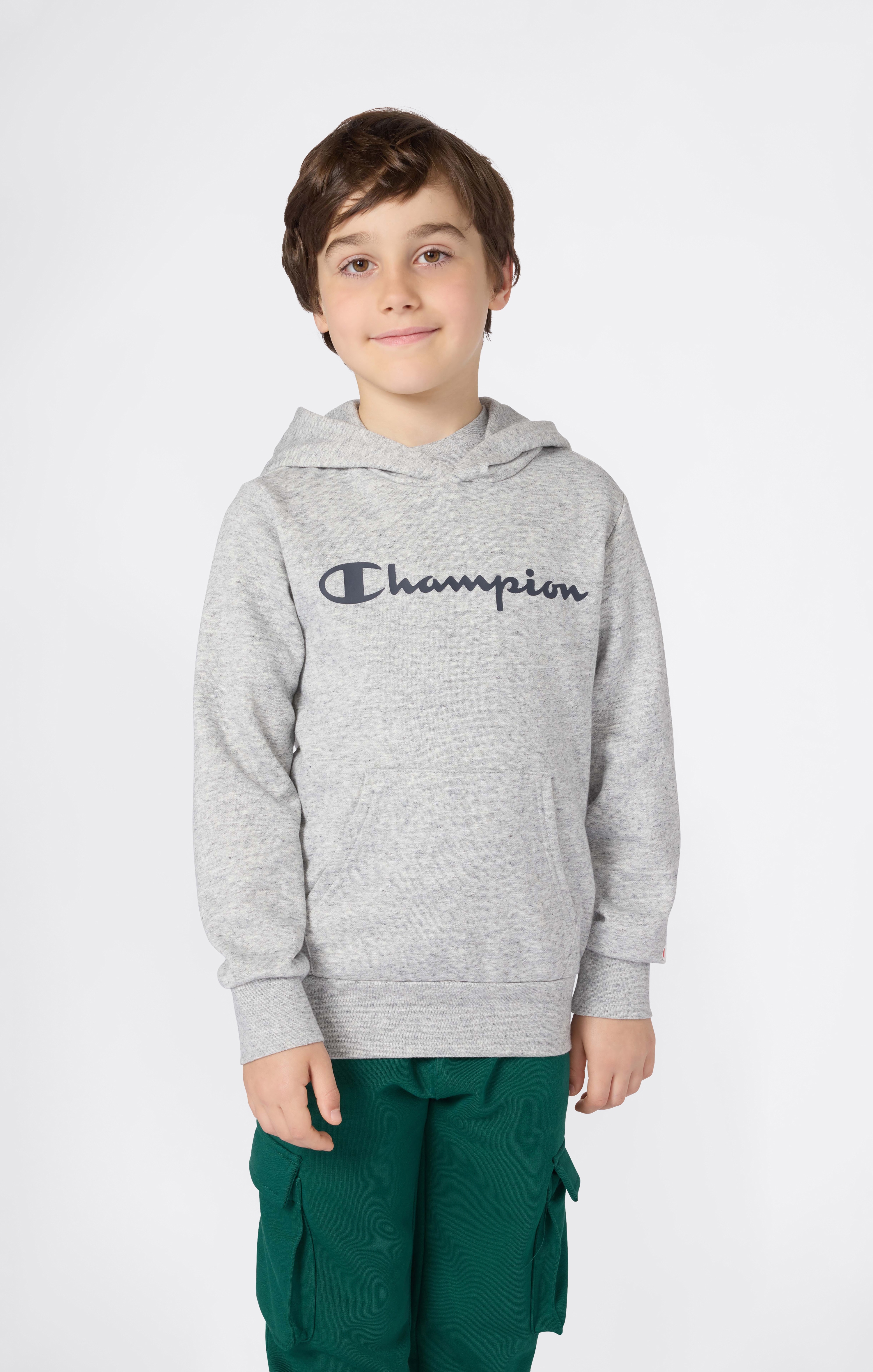 Champion Kapuzensweatshirt "SPORTWEAR HOODIE Standard Fit", für Kinder, mit Kängurutasche, ohne Verschluss, in normaler Länge