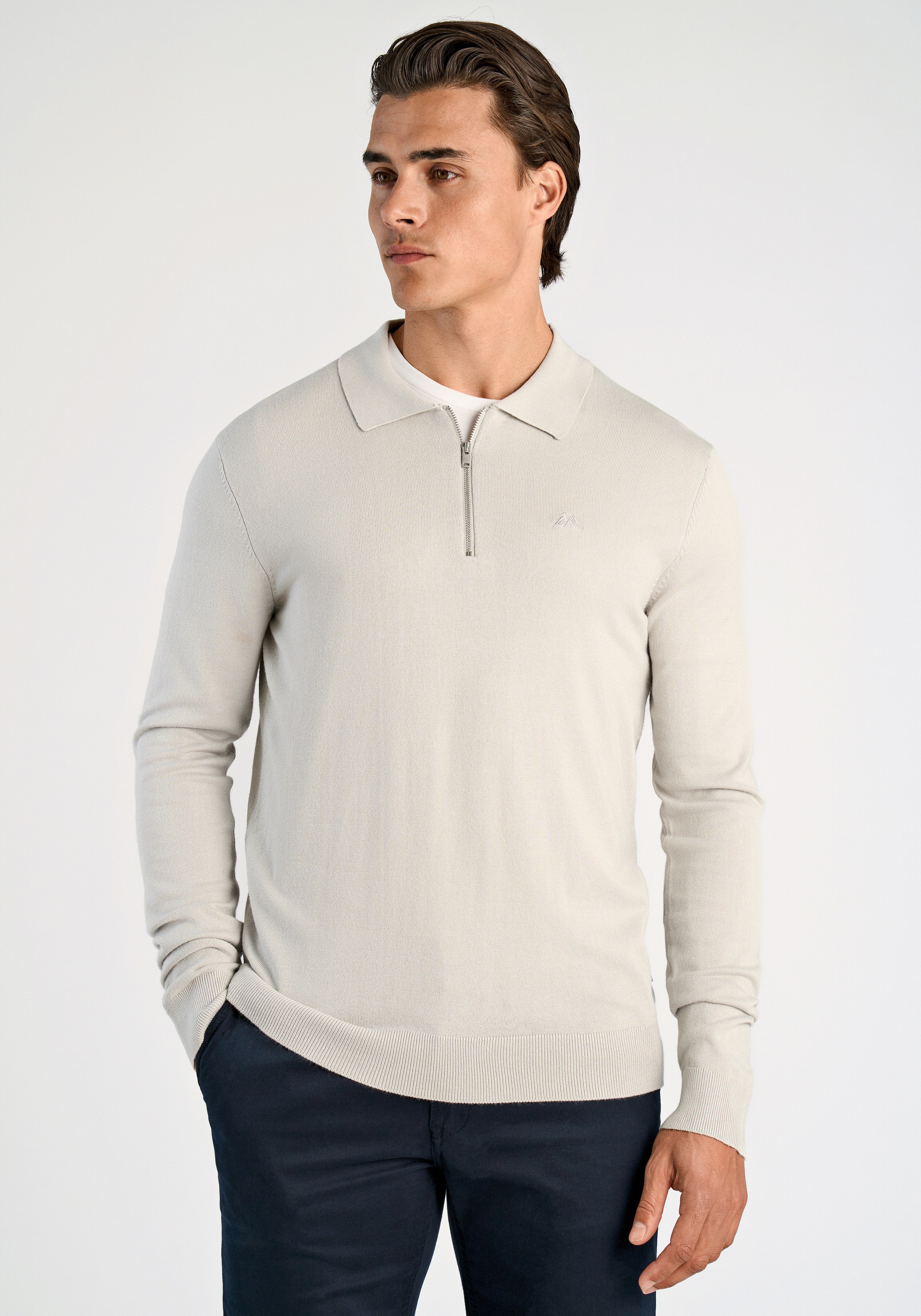 LINDBERGH Langarm-Poloshirt "Lindbergh Troyer" günstig online kaufen
