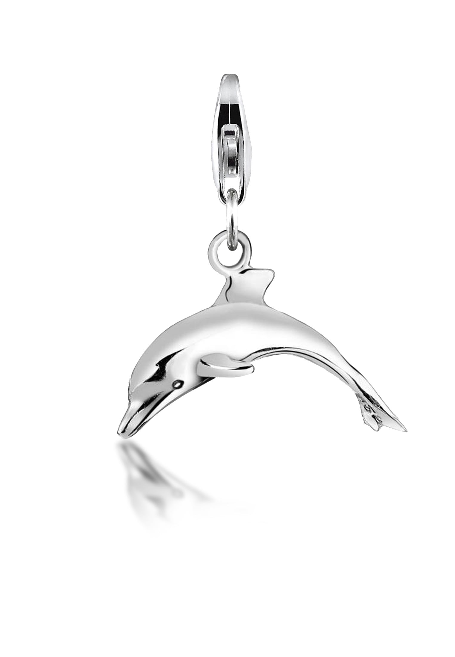 Charm-Einhänger »Charm Delfin Tier Anhänger 925 Silber«