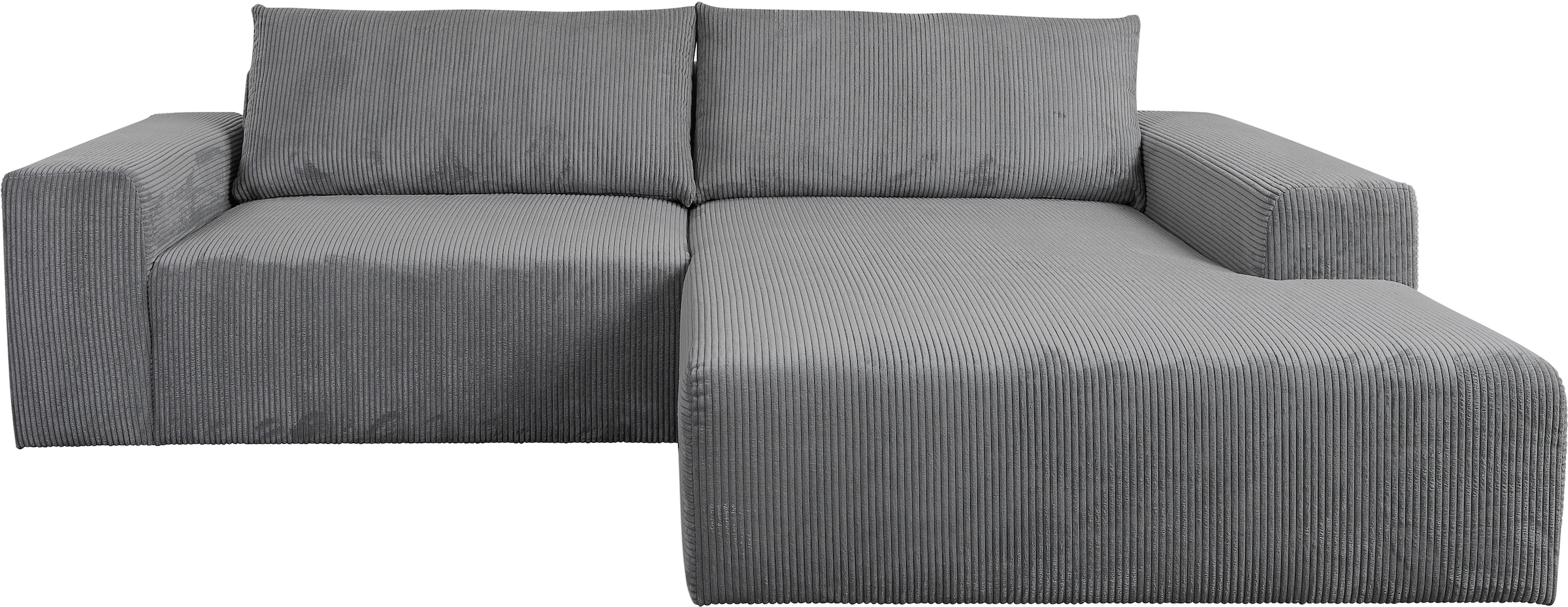 WERK2 Ecksofa »Rio, elegant und bequem, Breite 262cm, L-Form«, Puristisches Design mit maximalem Komfort