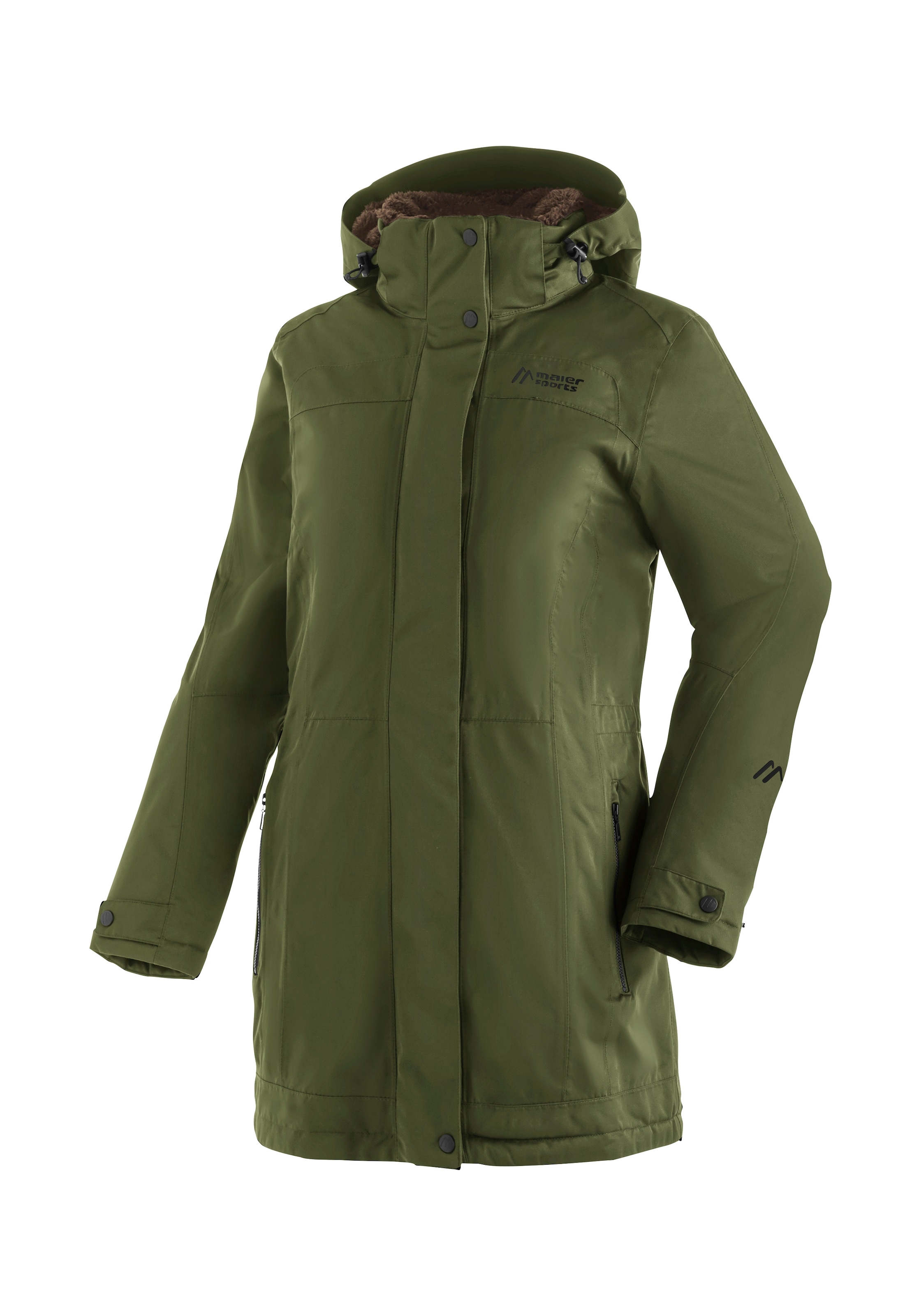 Maier Sports Funktionsjacke "Lisa 2.1", Damen Mantel, atmungsaktiver Wintermantel, 2 RV-Taschen, Regular Fit