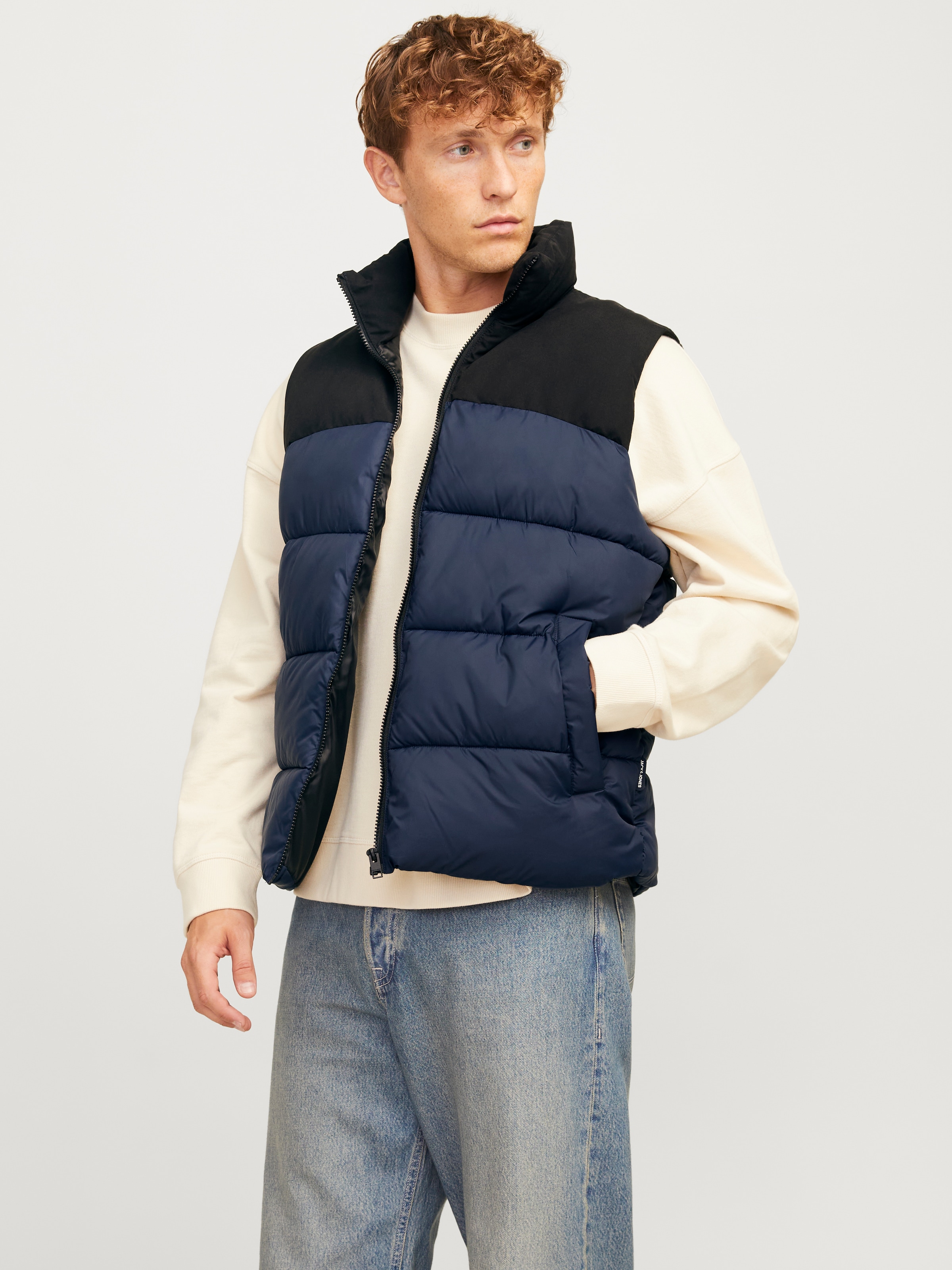 Jack & Jones Steppweste "JJMOON BODYWARMER STAND COLLAR"