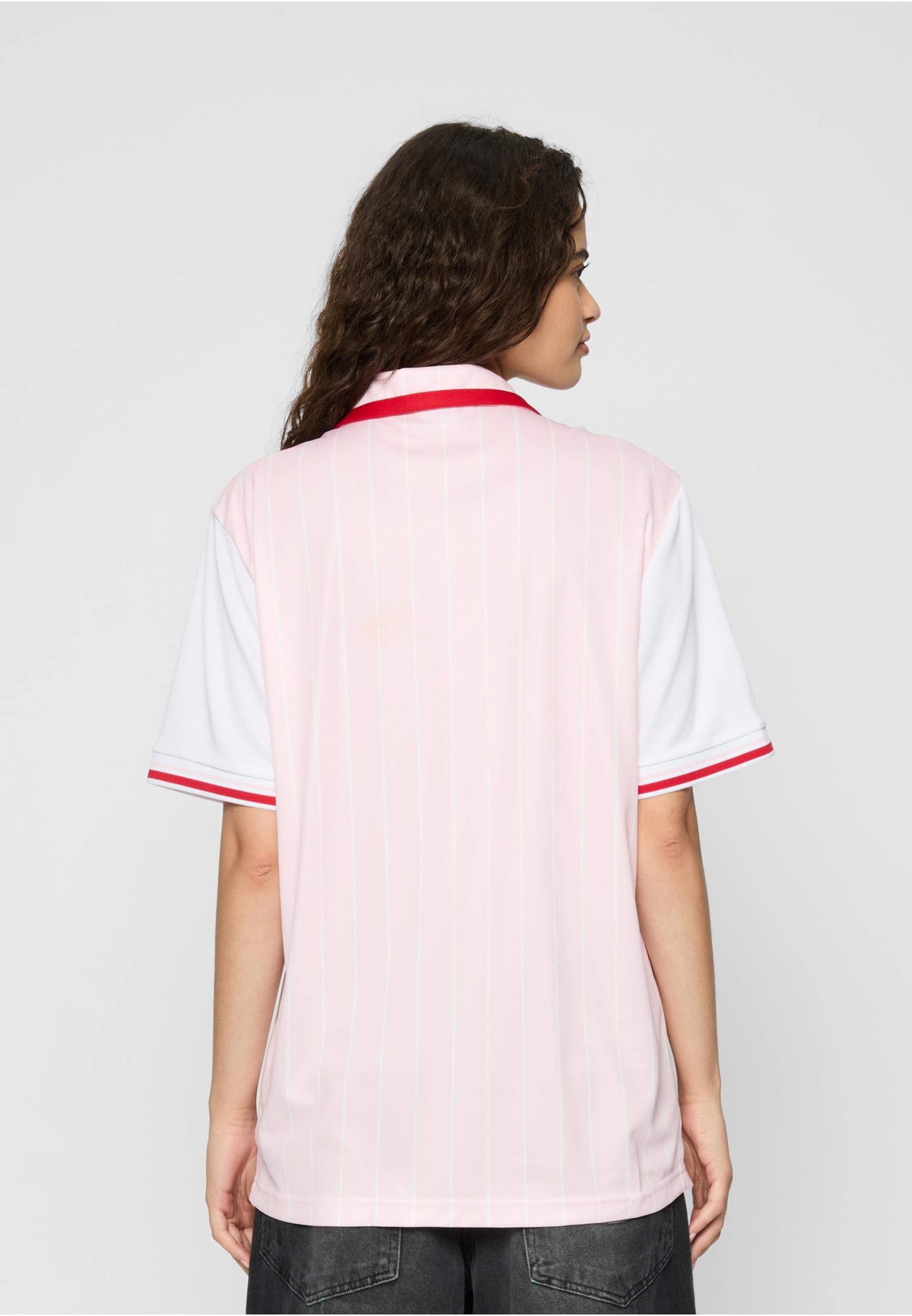 Karl Kani Karohemd »Karl Kani Damen KW223-045-1 Varsity Stripe Baseball Shirt«, (1 tlg.)