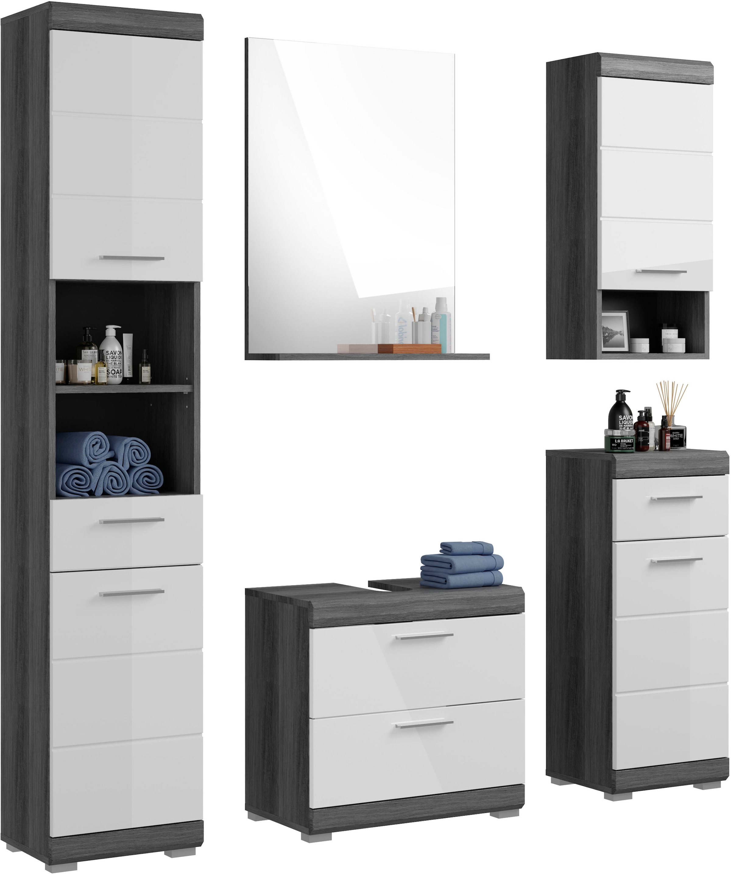 INOSIGN Badmöbel-Set "Siena, 5 teilig, bestehend aus:" Set, 5 Stk. tlg. Hoc günstig online kaufen