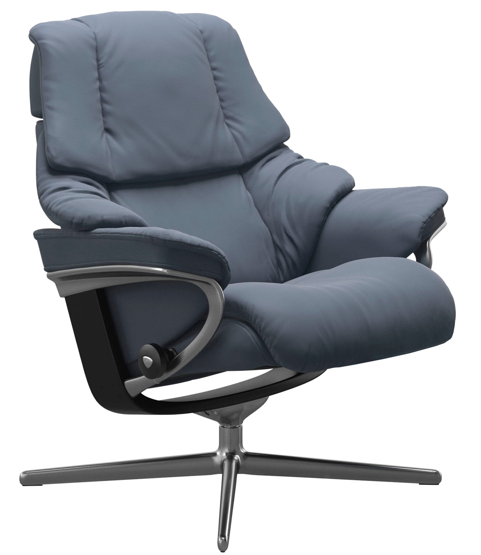 Thumbnail - Stressless Relaxsessel "Reno" mit Cross Base, Größe S, M & L, Holzakzent Schwarz