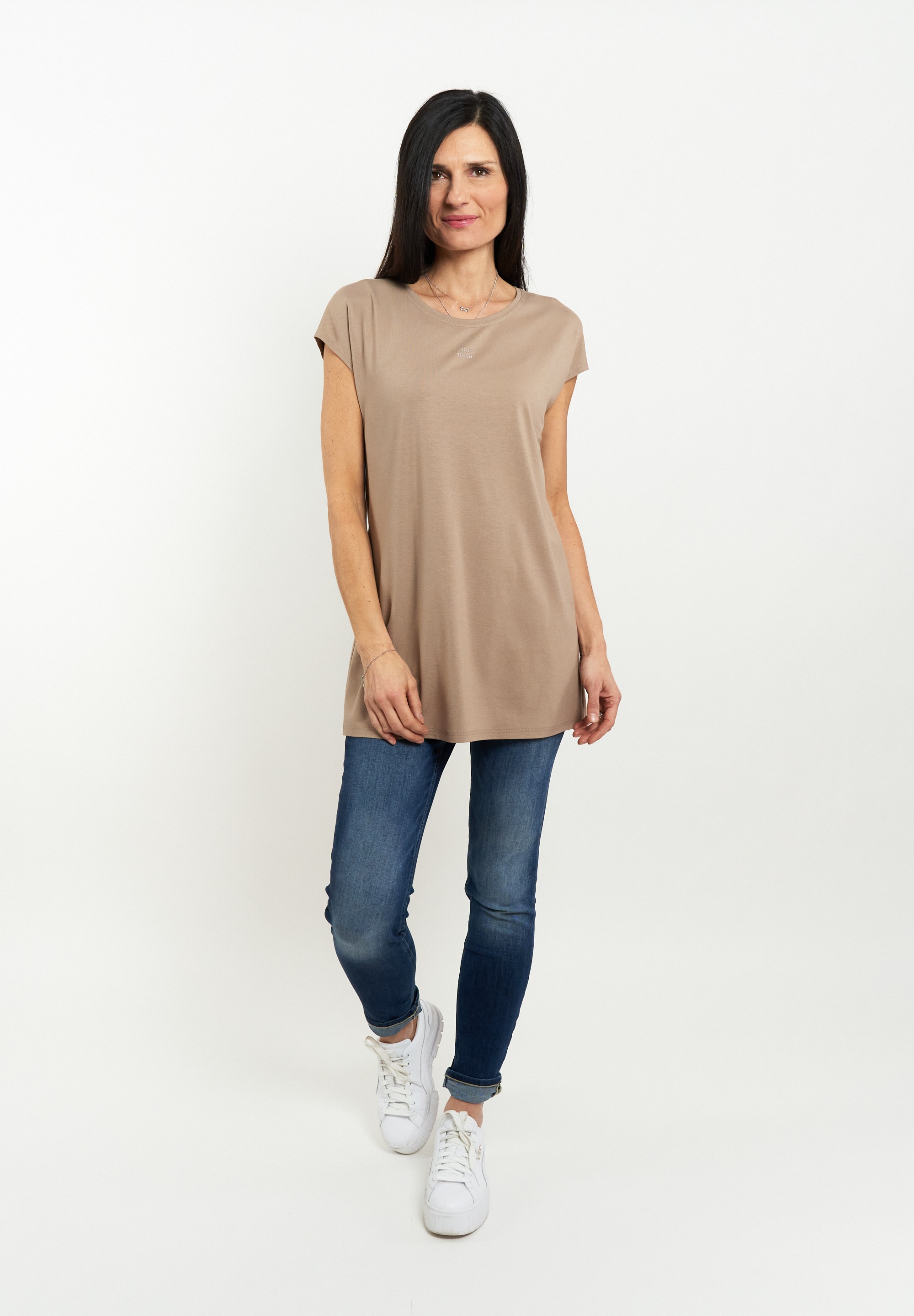 Seidel Moden T-Shirt, mit überschnittenen Schultern, MADE IN GERMANY