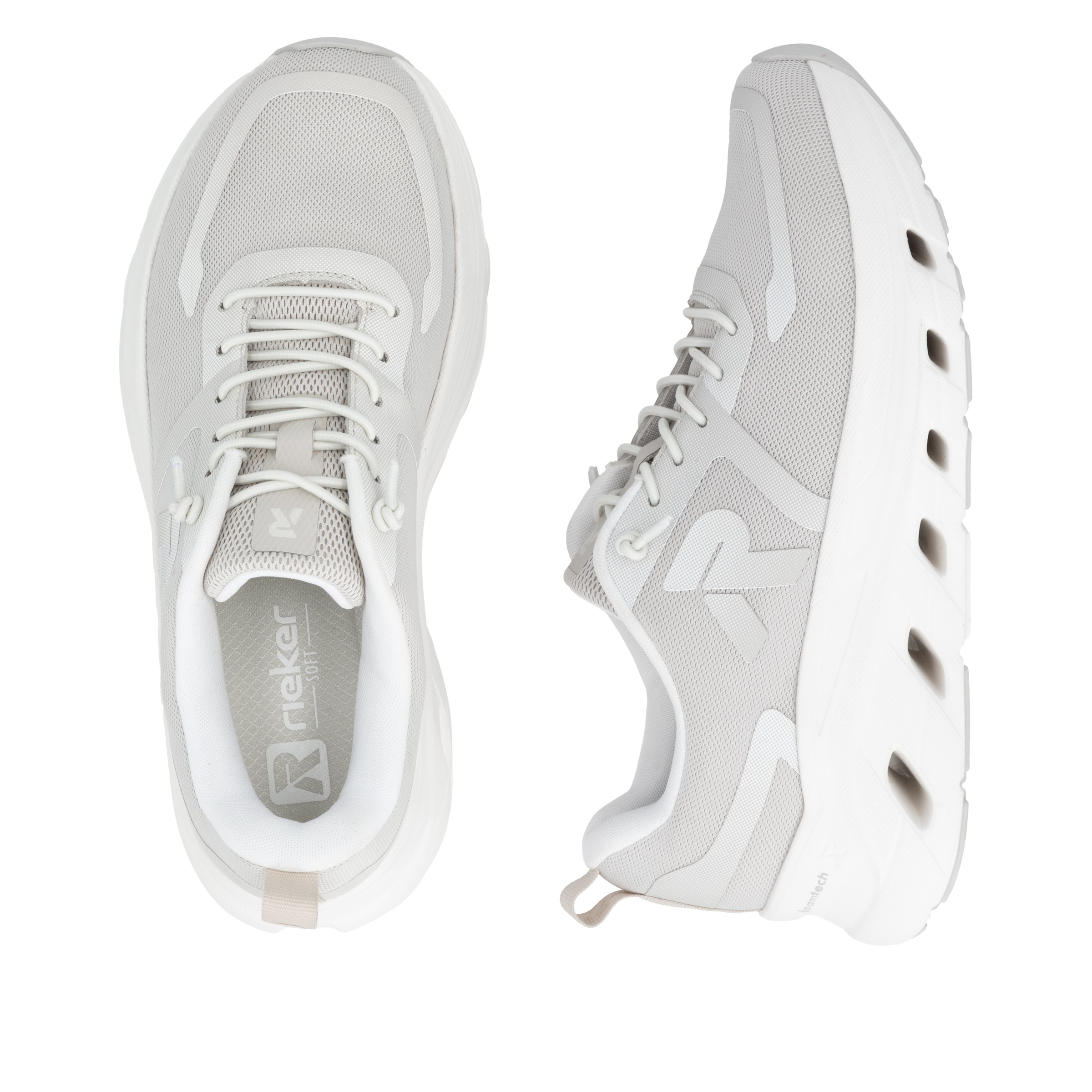 Rieker Herren Sneaker Hellgrau Größe 38 2