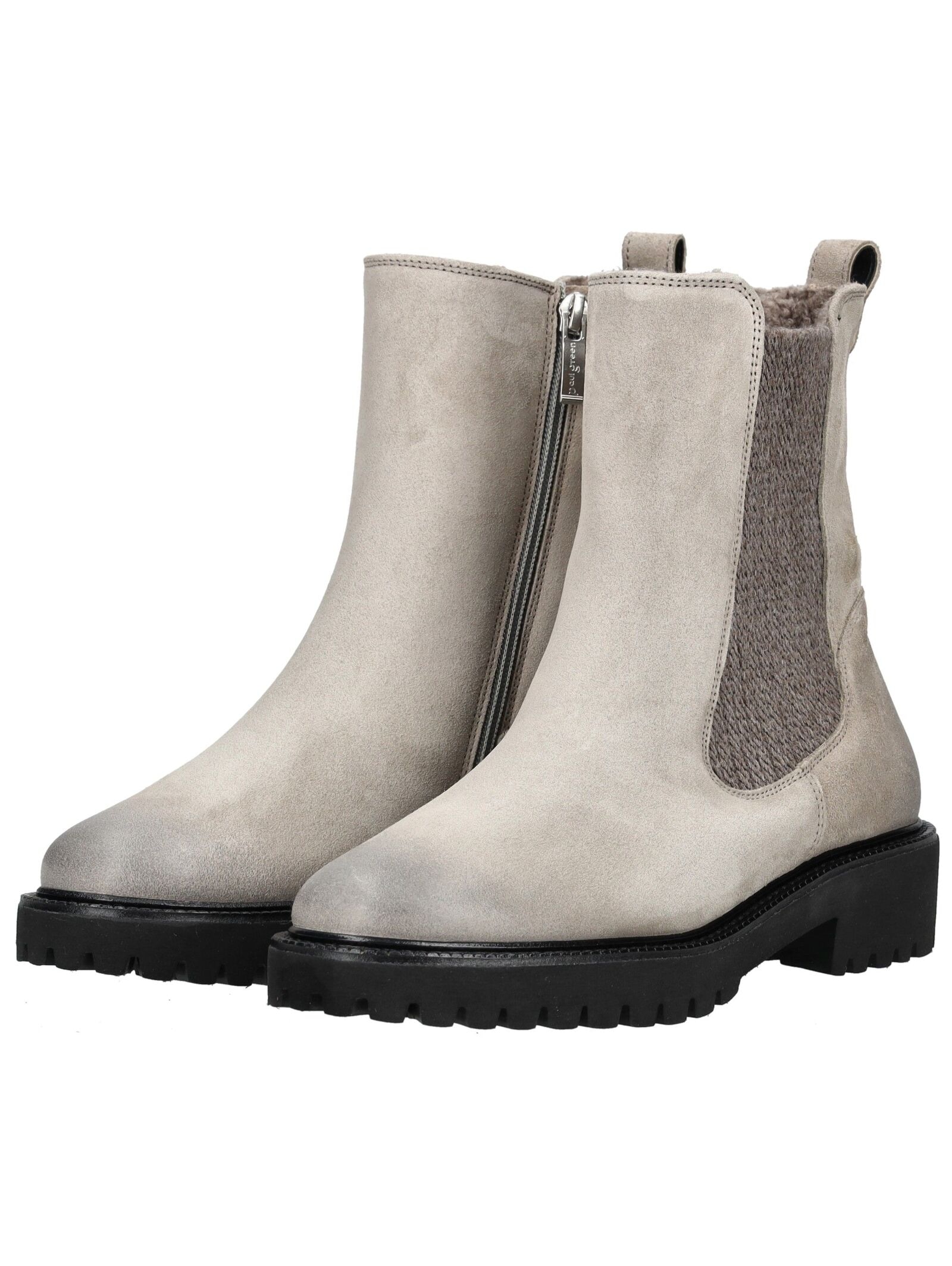 Paul Green Stiefelette »Paul Green Stiefelette Veloursleder/Textil«
