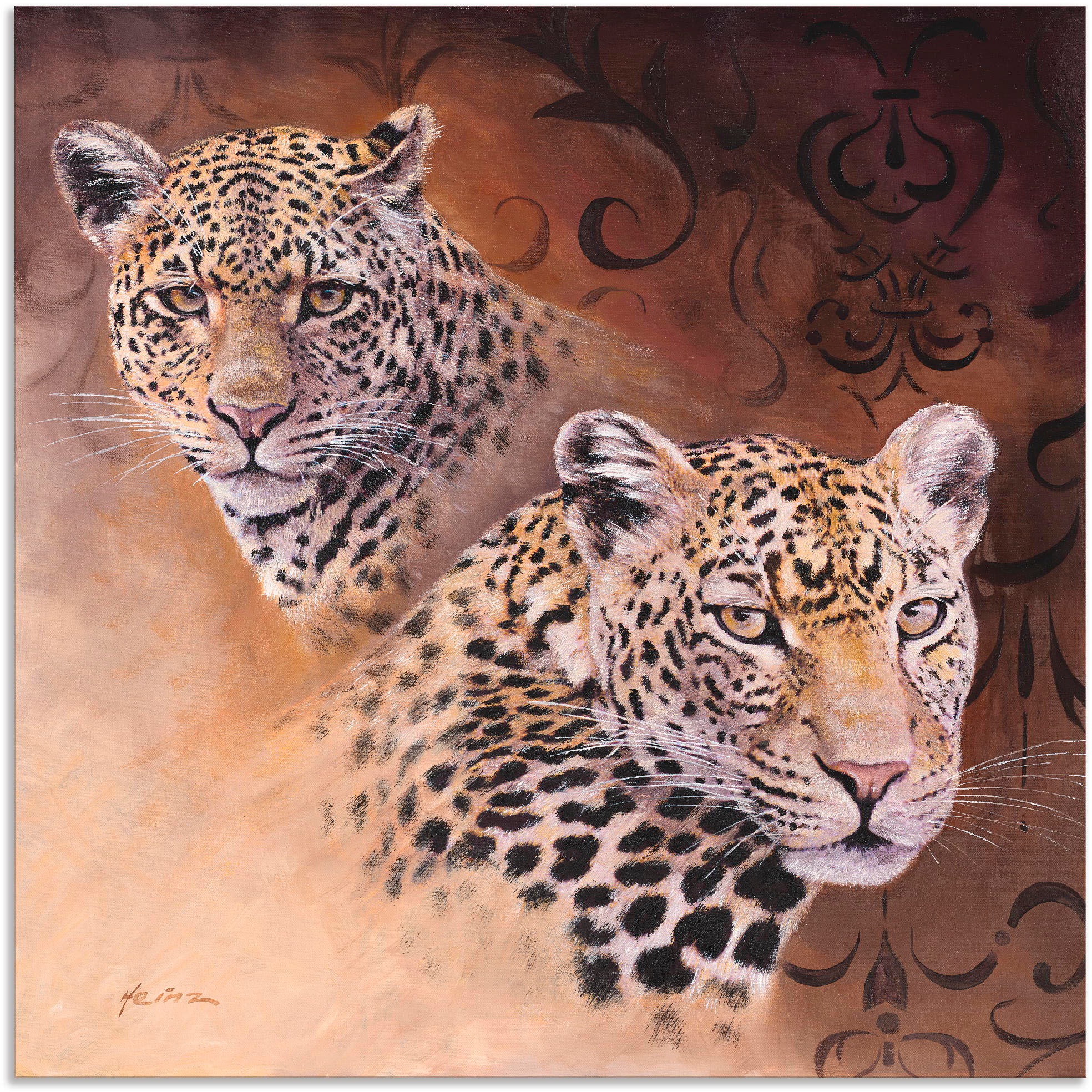 Artland Paveikslas »Leoparden« Wildtiere (1 St...