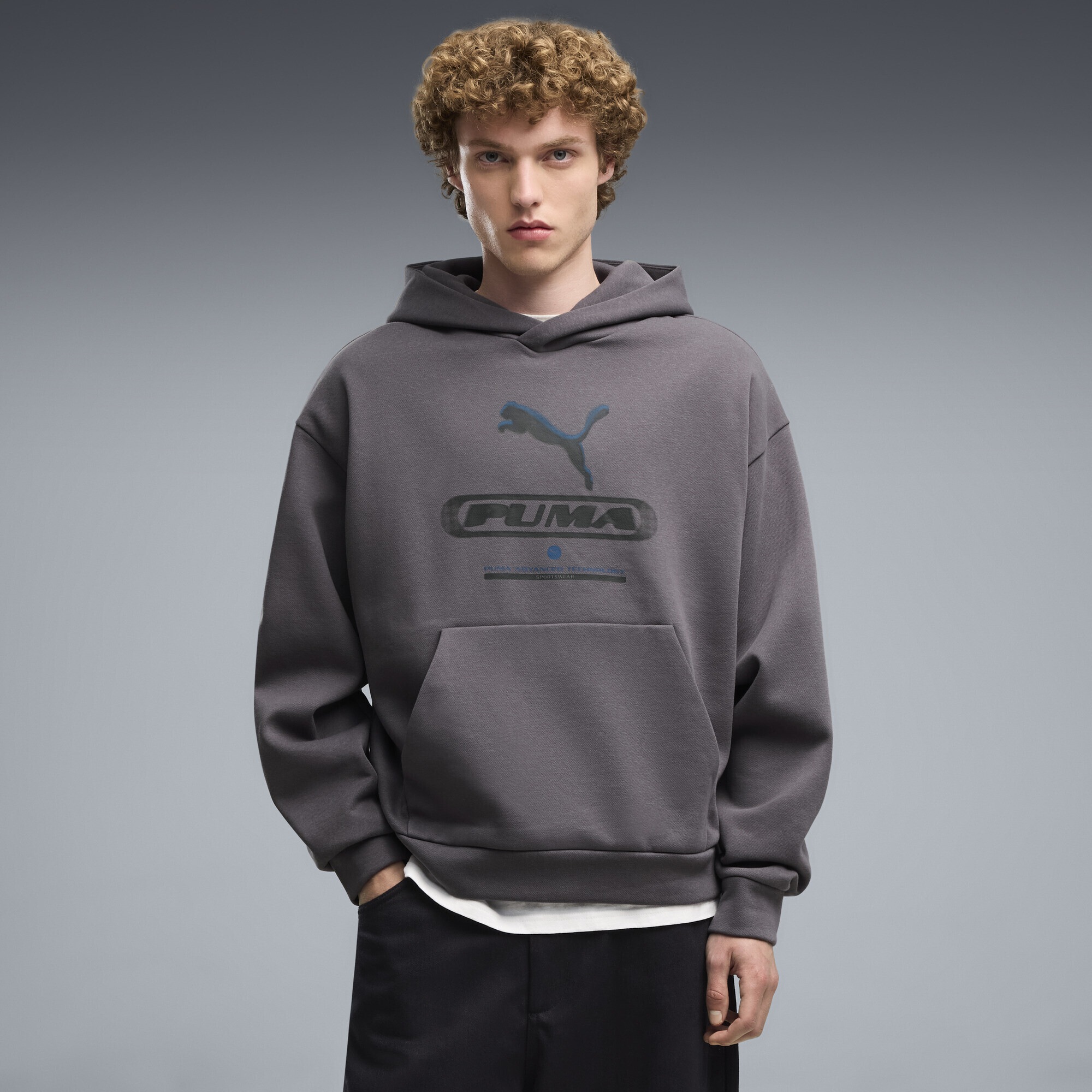 PUMA Hoodie »PUMA Sport Boxy Graphic Fleece Hoodie Herren«
