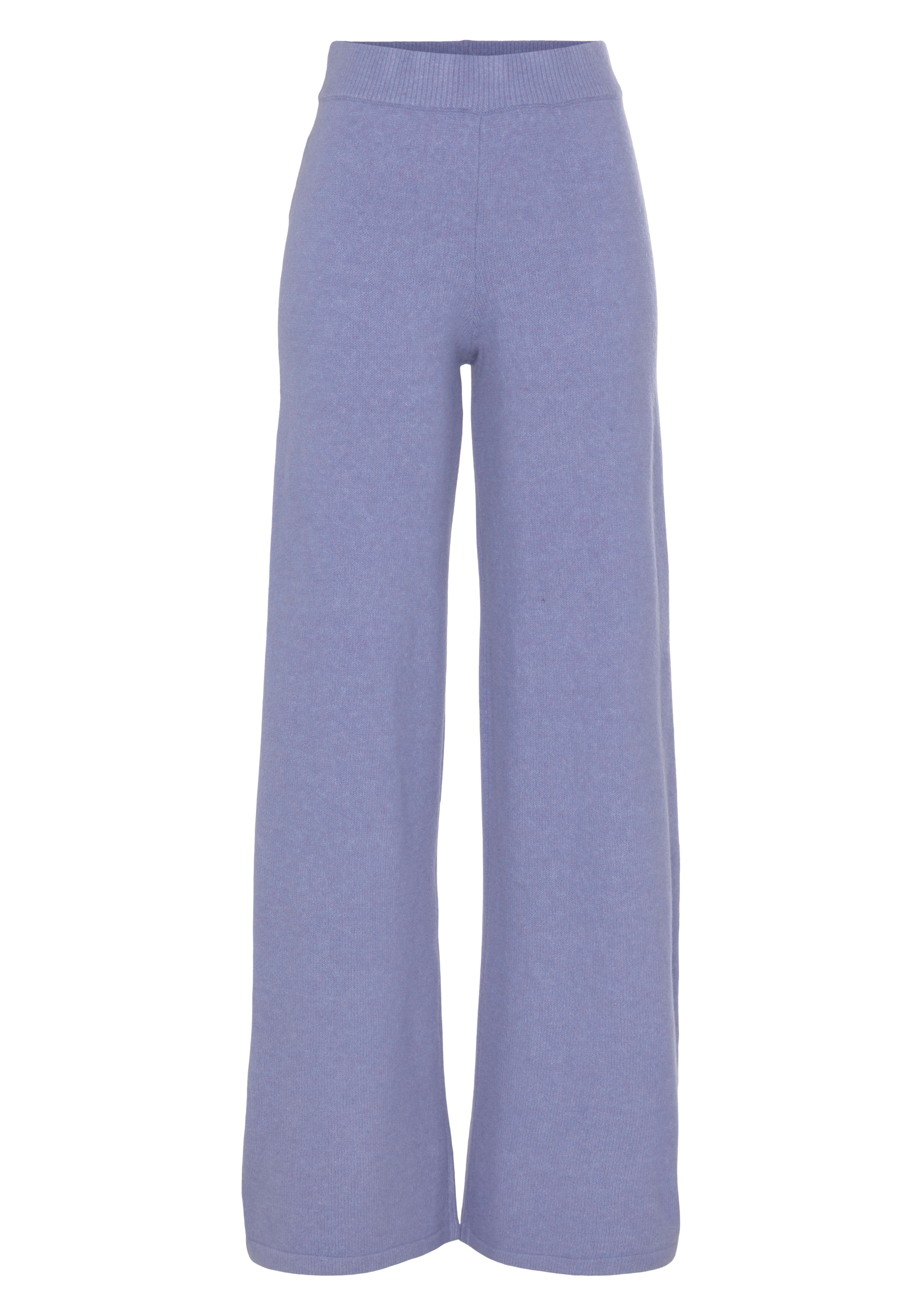 LASCANA Strickhose »-Loungehose«, mit Rippbündchen, Loungewear