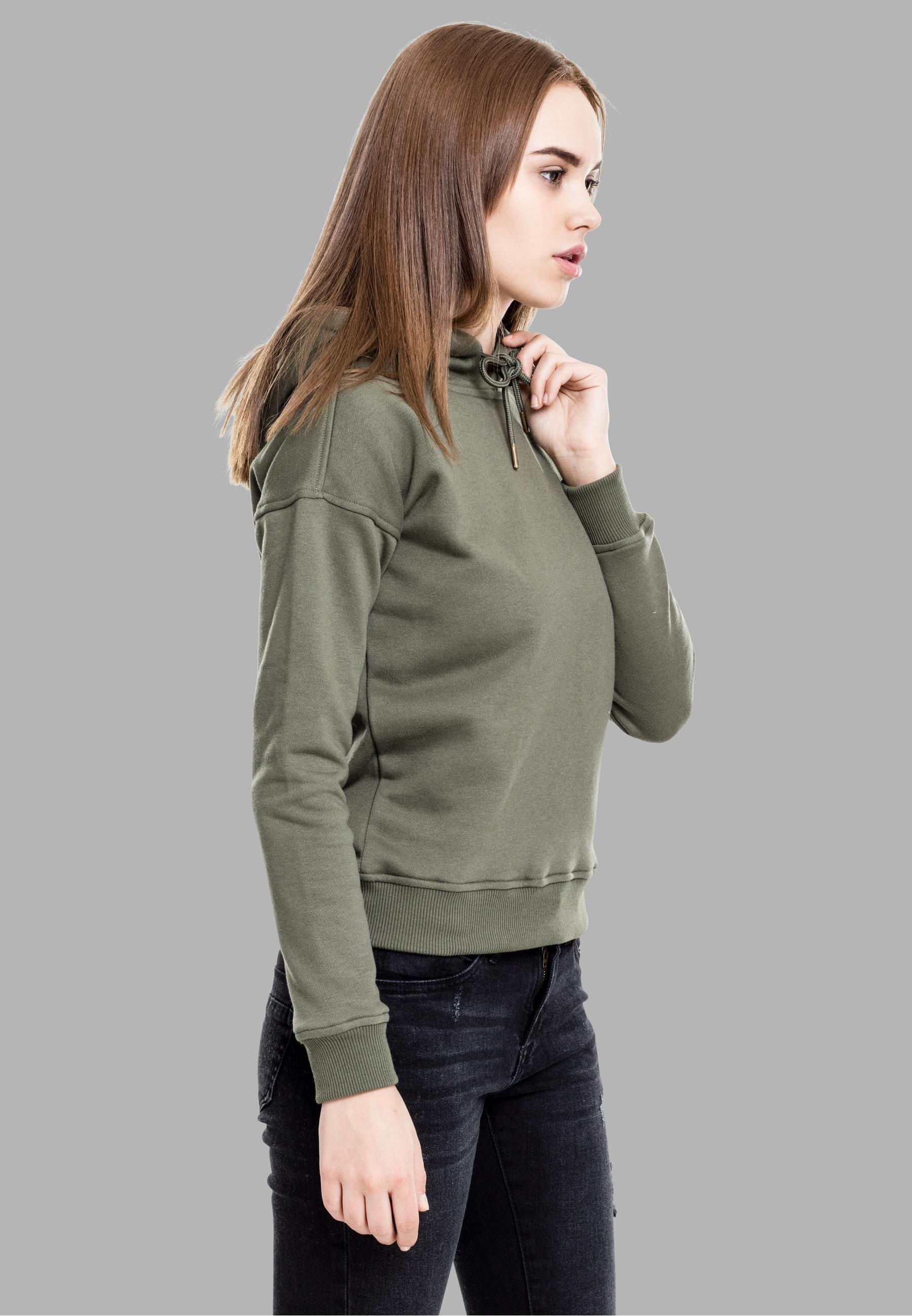 URBAN CLASSICS Kapuzenpullover »Urban Classics Damen Ladies Hoody«, (1 tlg.)