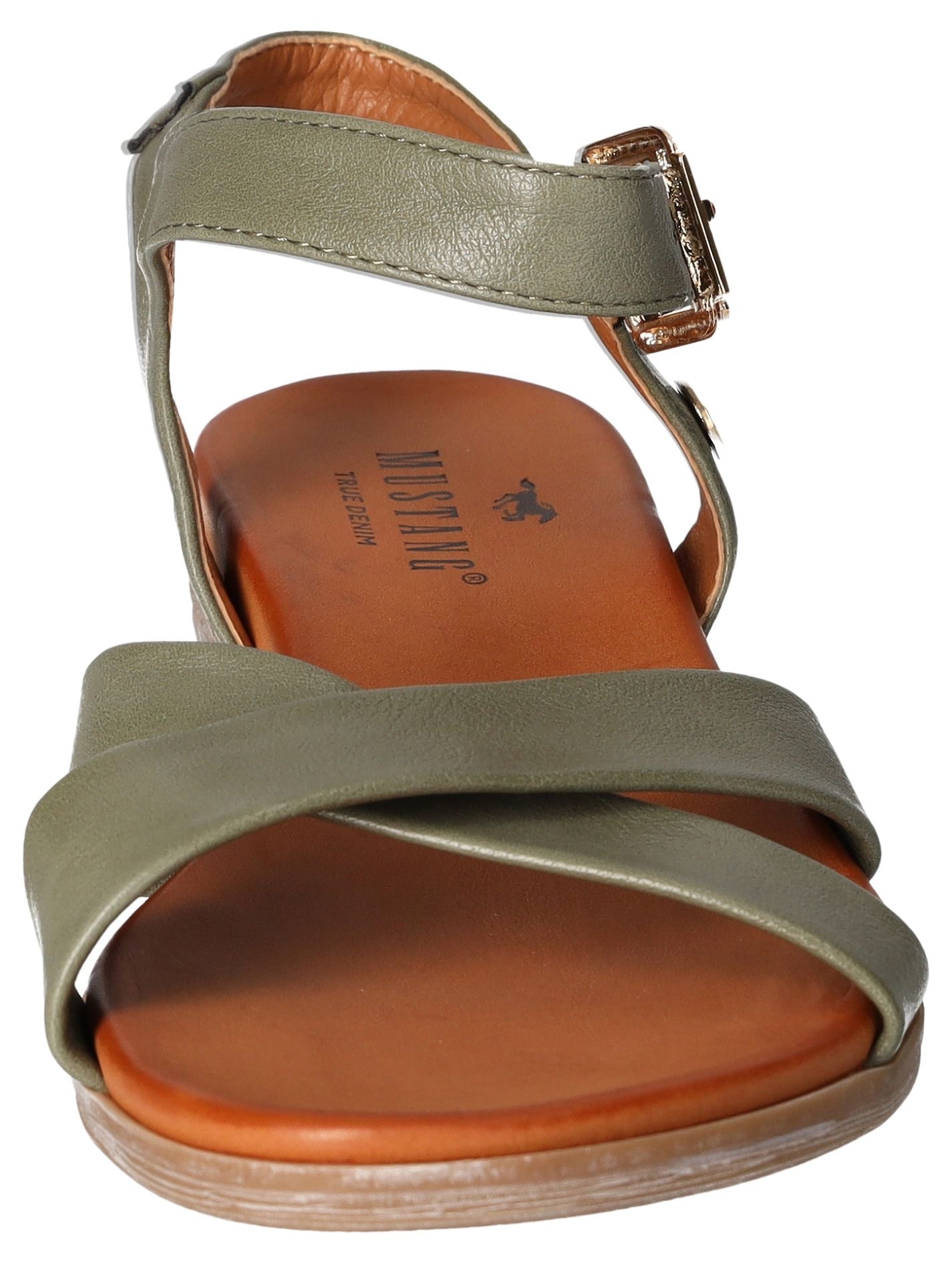 Mustang Shoes Sandale, Sommerschuh, Sandalette, Riemchensandale, mit breiten Riemen