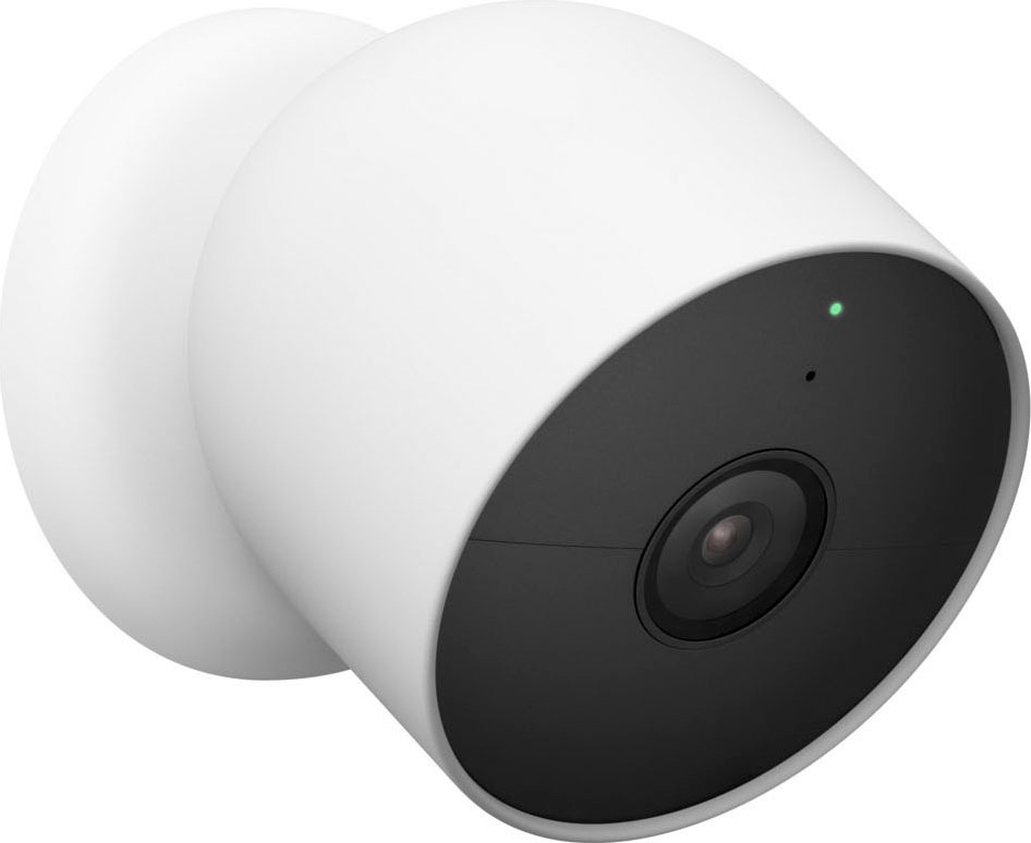 Google Überwachungskamera »Nest Cam (Outdoor oder Indoor, mit Akku), Doppelpack«, Außenbereich-Innenbereich, (2)