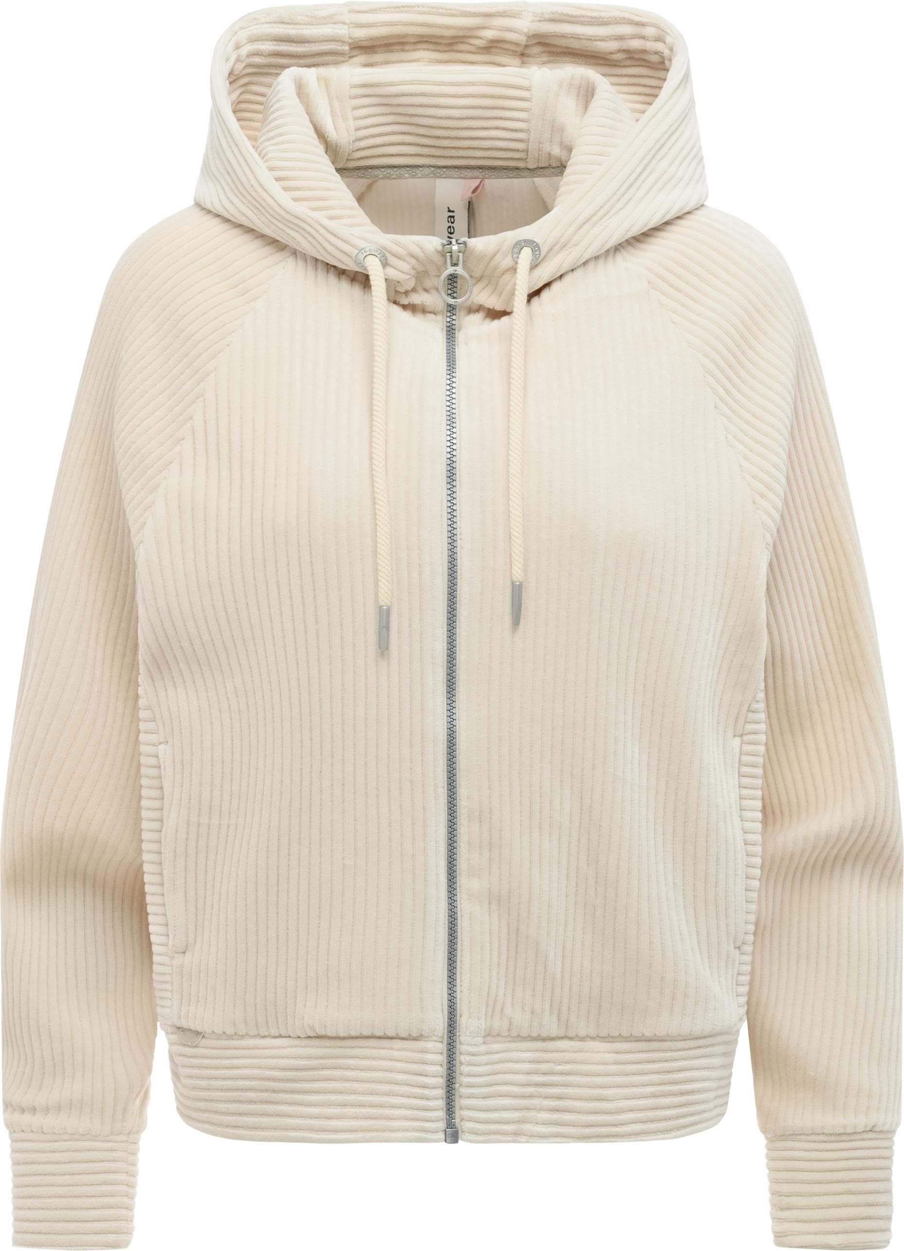 Ragwear Sweatjacke "Corduly Cordy" Freizeitjacke Zip-Hoodie aus weichem Kor günstig online kaufen
