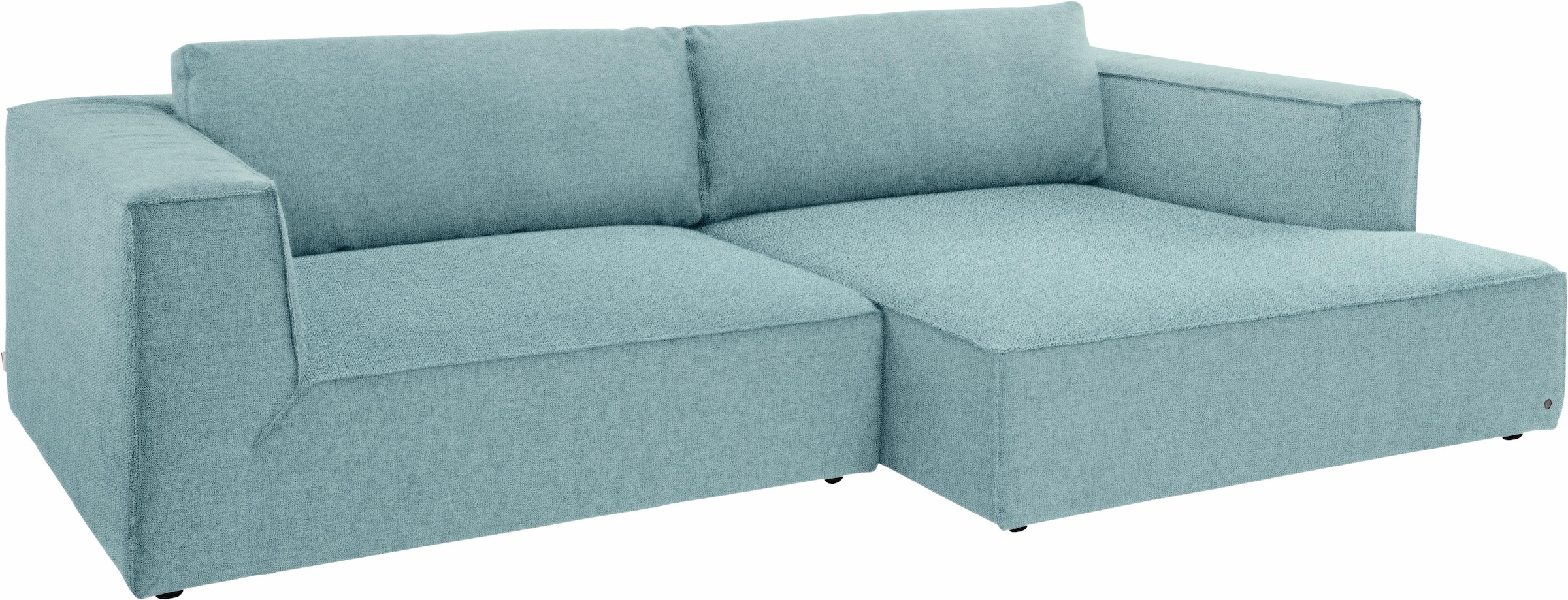 TOM TAILOR HOME Ecksofa (2 cleanen BAUR Stegkissen, 270cm mit Breite Cube St.), extra | große »Big Style«, Sitztiefe