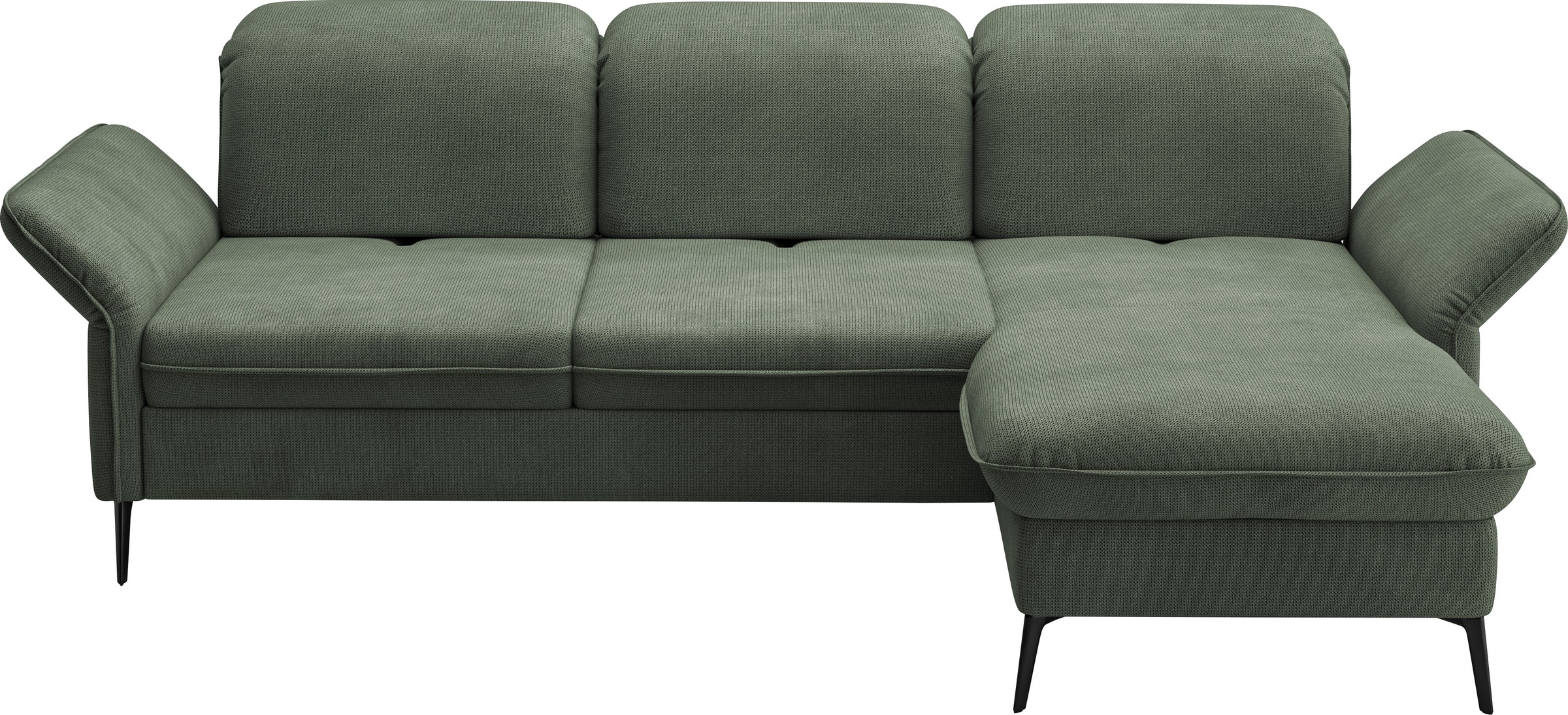 sit&more Ecksofa »Emely«, mit Sitztiefenverstellung optional mit Bettfunktion und Bettkasten
