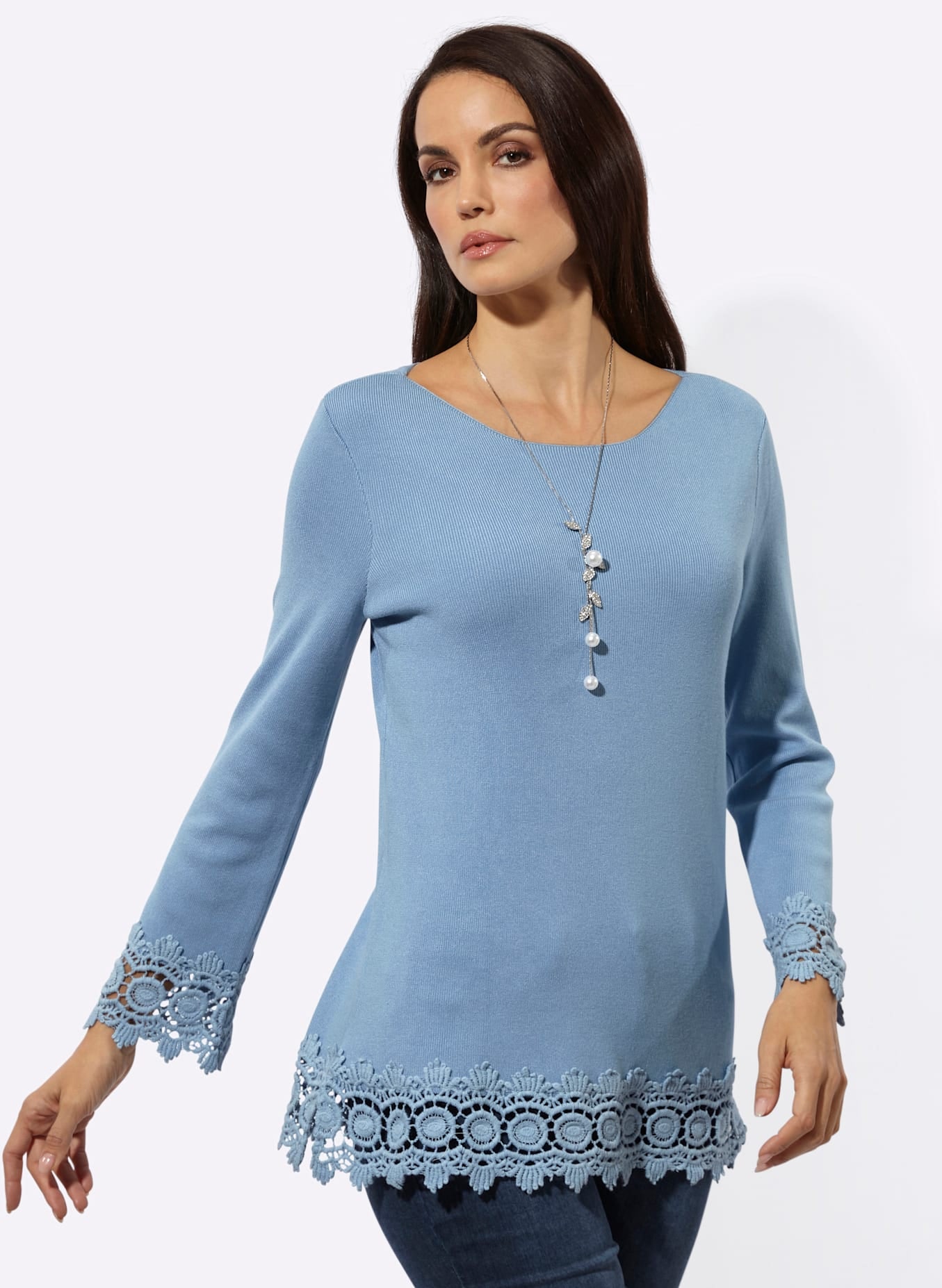 creation L Strickpullover »Lyocell-Mix-Pullover«