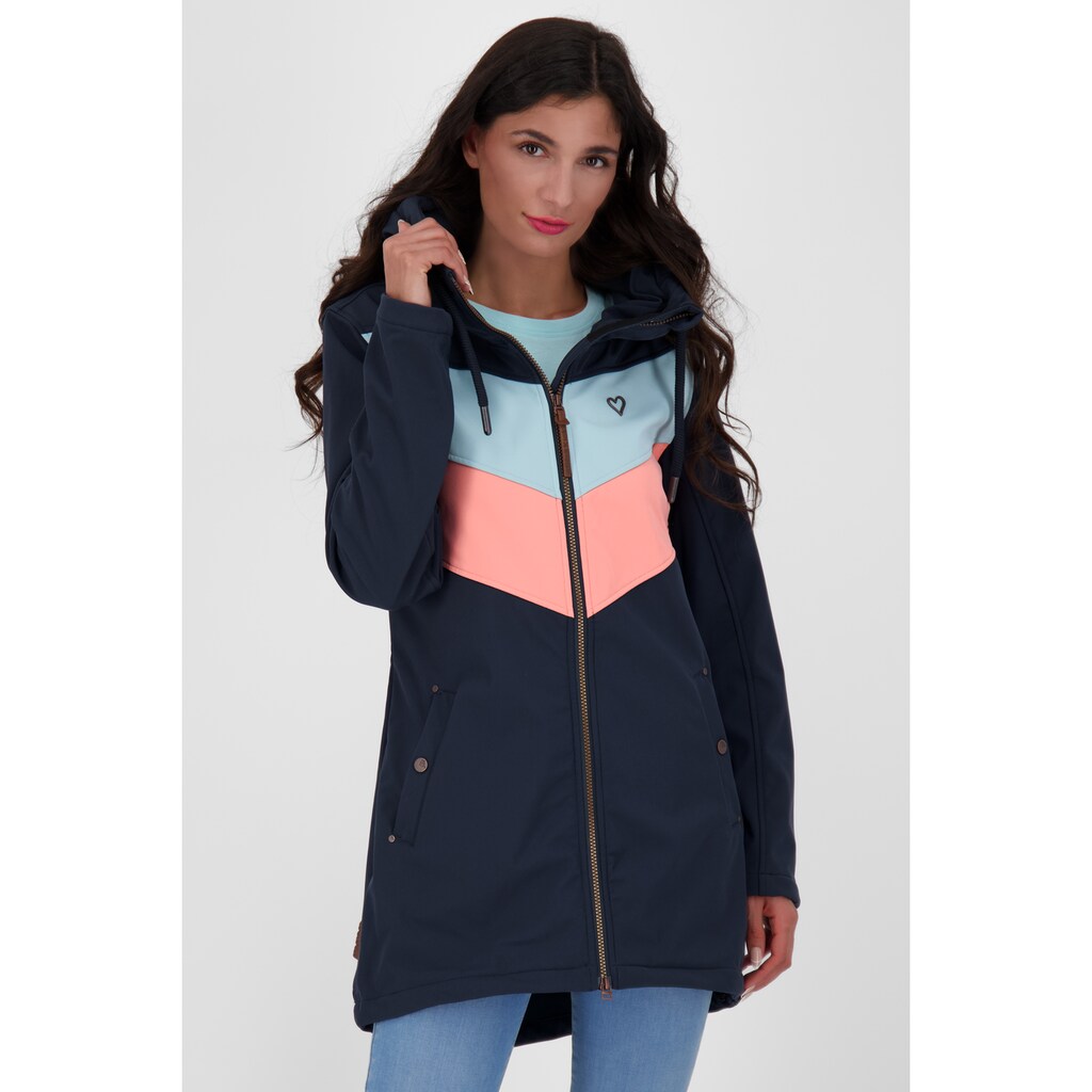 Alife & Kickin Softshelljacke »DorianeAK S Long Softshell Damen Übergangsjacke, Softshelljacke«