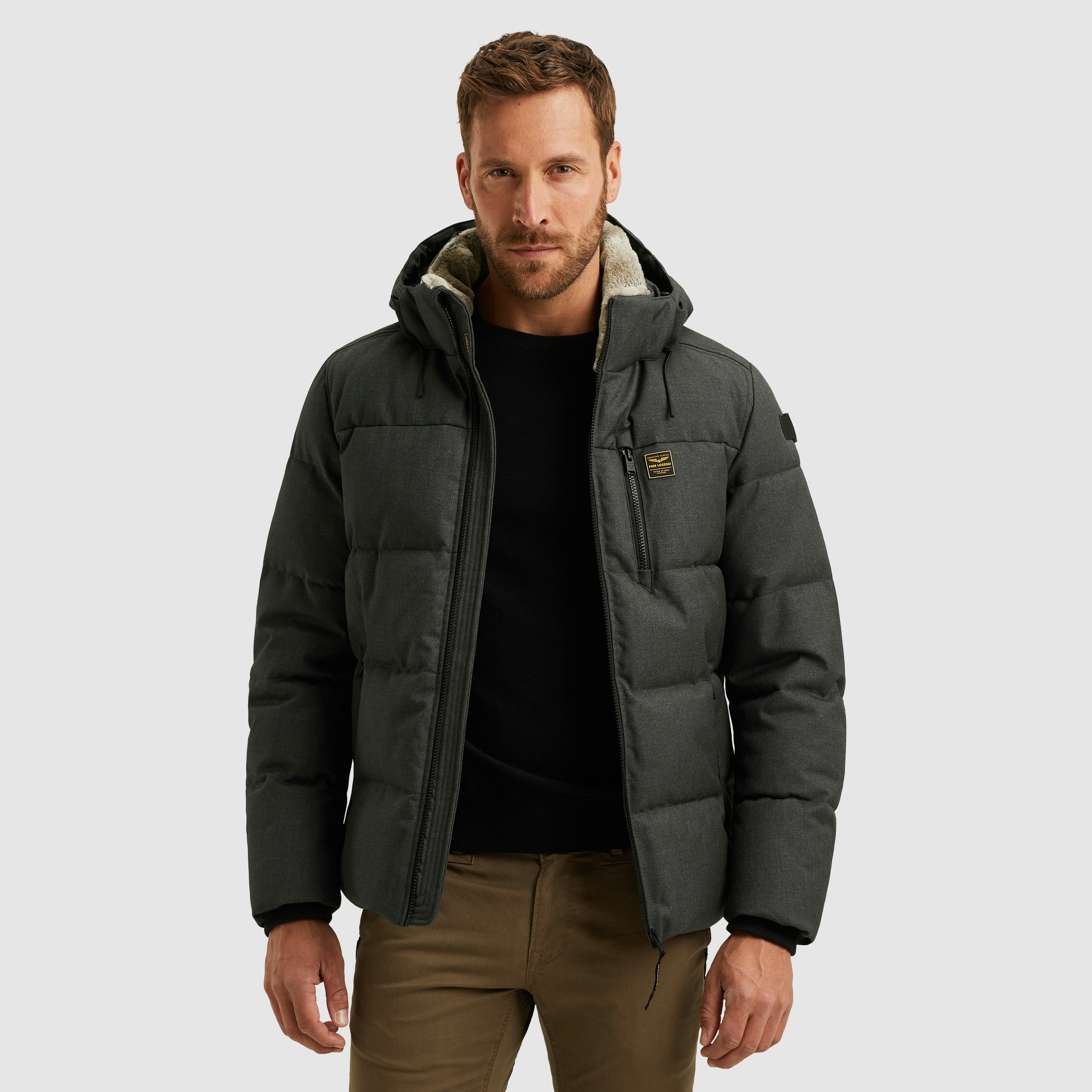 PME LEGEND Steppjacke "YETCRAFT", mit Kapuze, Verschließbare Eingriff-, Bru günstig online kaufen