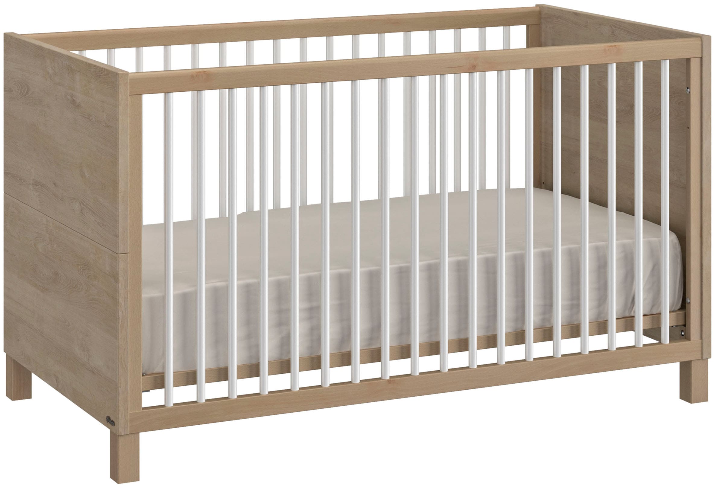 Gami Babybett "Babybett Achille" Zum „Little Bed“ umbaubar mit 140 cm Umbau günstig online kaufen