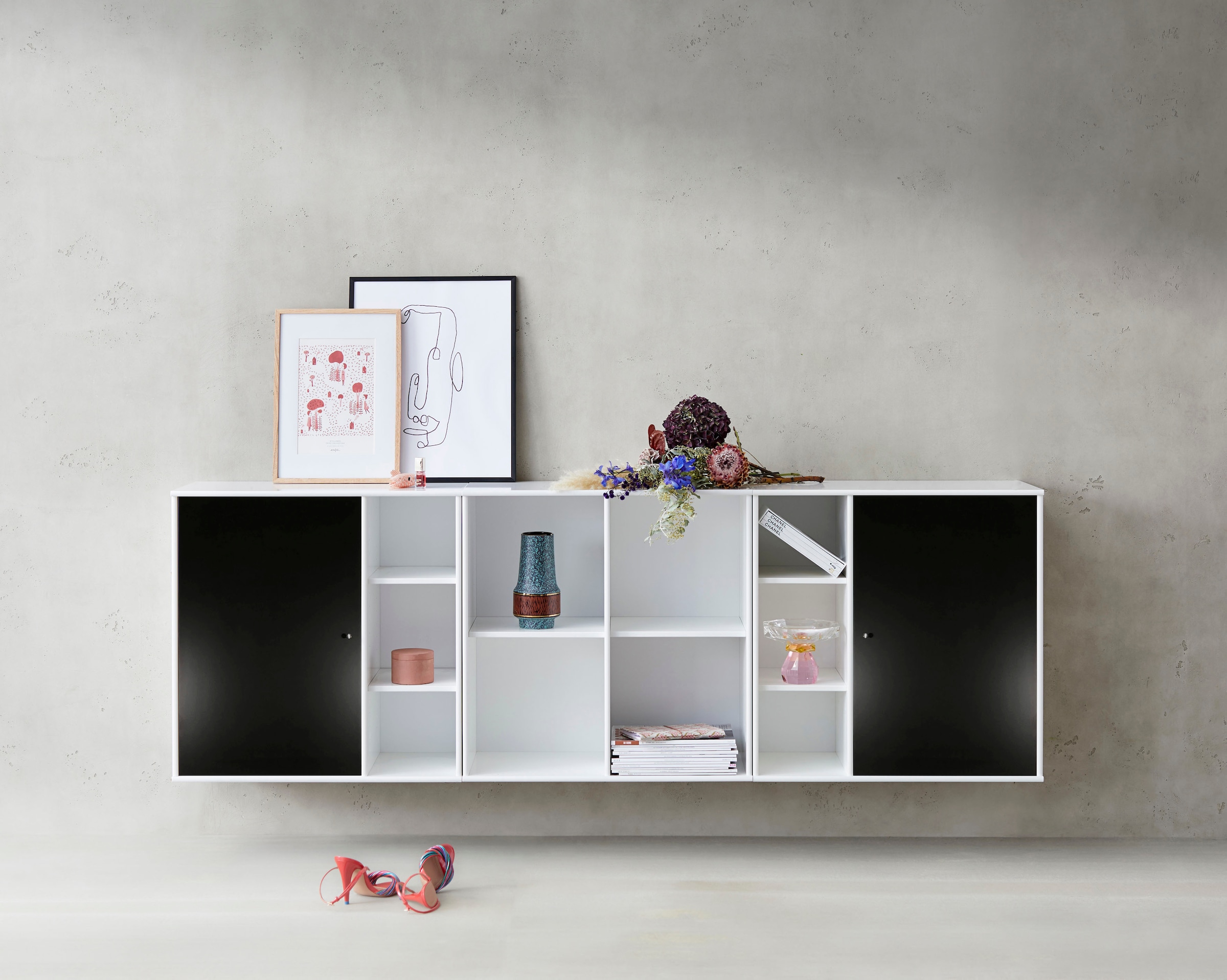 Hammel Furniture Sideboard "Mistral Kubus", Kombination aus 3 Modulen, 2 Tü günstig online kaufen