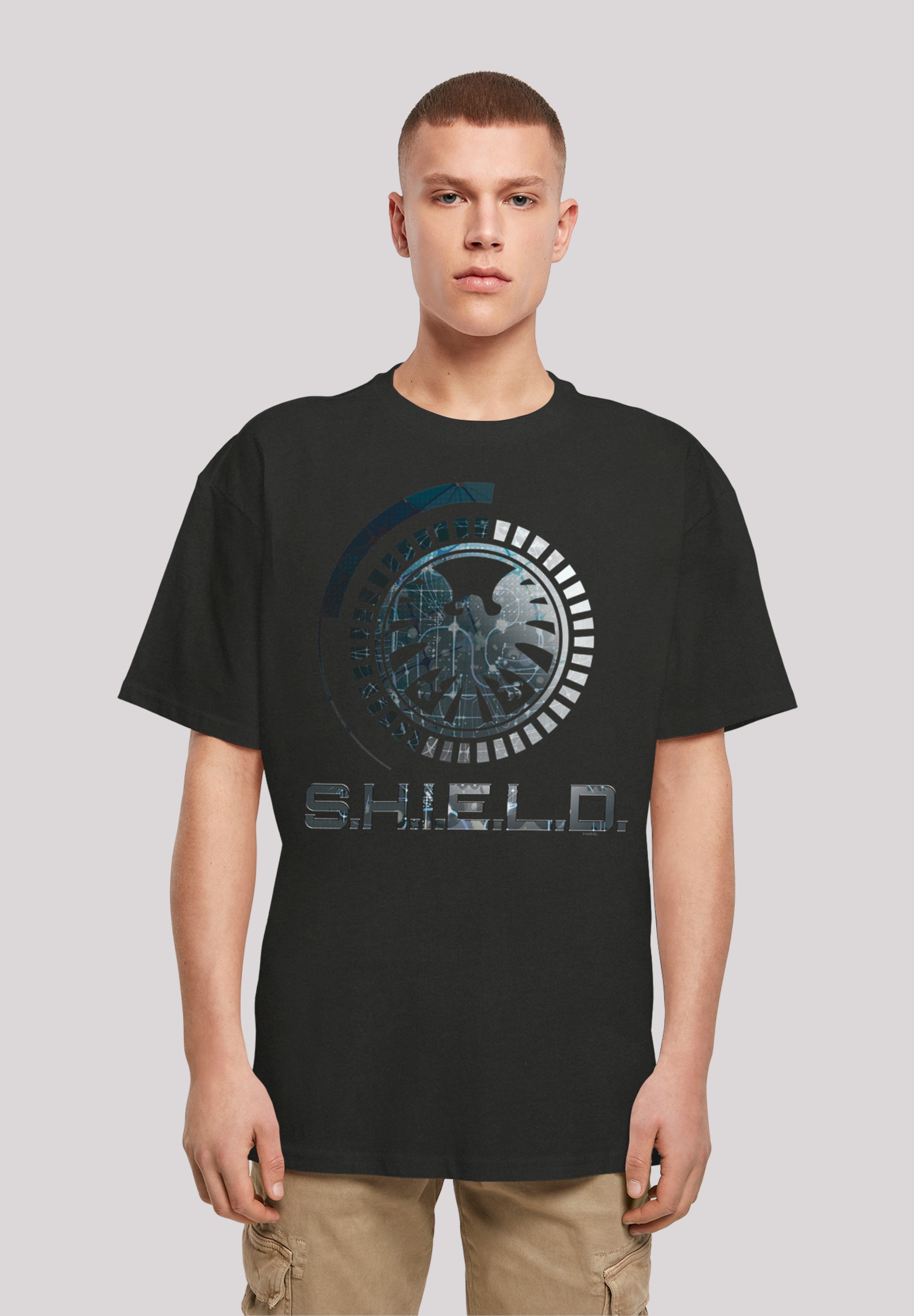 T-Shirt »Marvel Avengers Shield Circuits«, Print