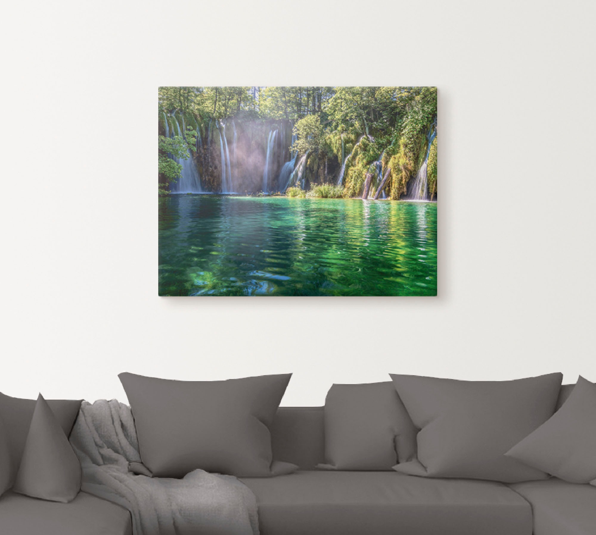 Artland Leinwandbild "Kroatiens Märchenwelt" Gewässer 1 Stk. tlg. als Leinw günstig online kaufen