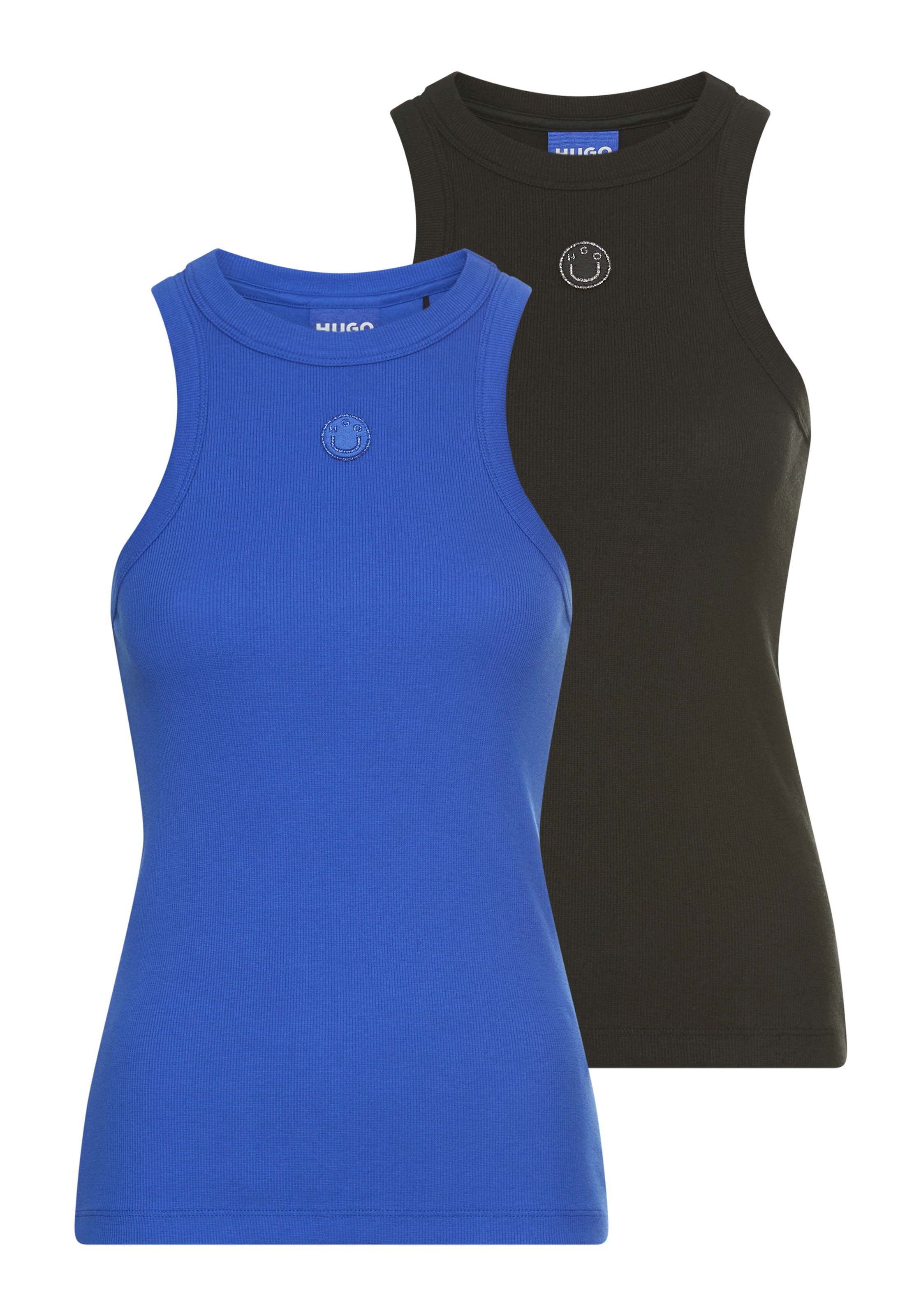 HUGO Blue Tanktop "Gift Giving B", 2 Stk. in elastischer Baumwollqualität günstig online kaufen