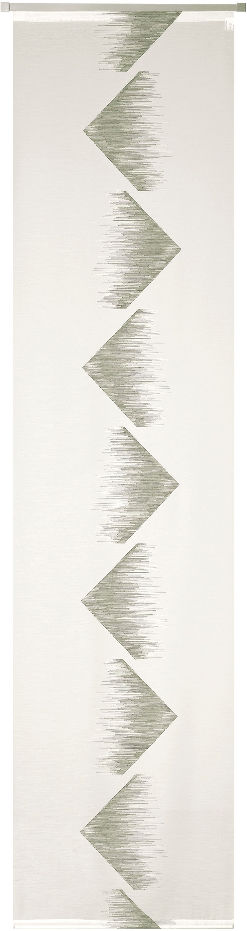 Schiebegardine »Rubin«, (1 St.), geometrische Musterung mit Effektgarn
