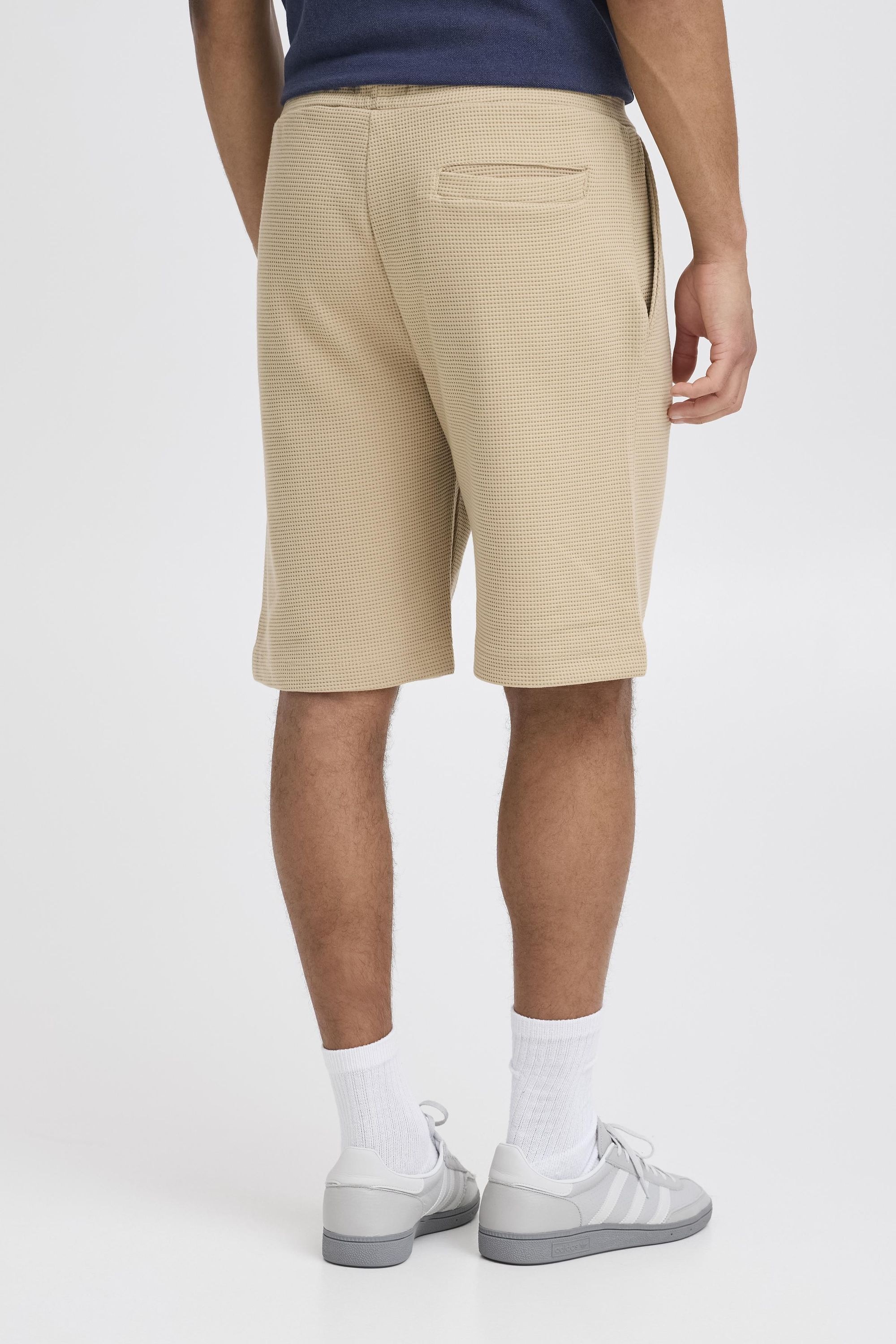 Sweatshorts BLEND "Sweatshorts BHCASPER", Herren, Gr. XXL, N-Gr, braun (cornstalk), Obermaterial: 60% Baumwolle CO. 40% Polyester PES., Hosen Sweatshorts 6