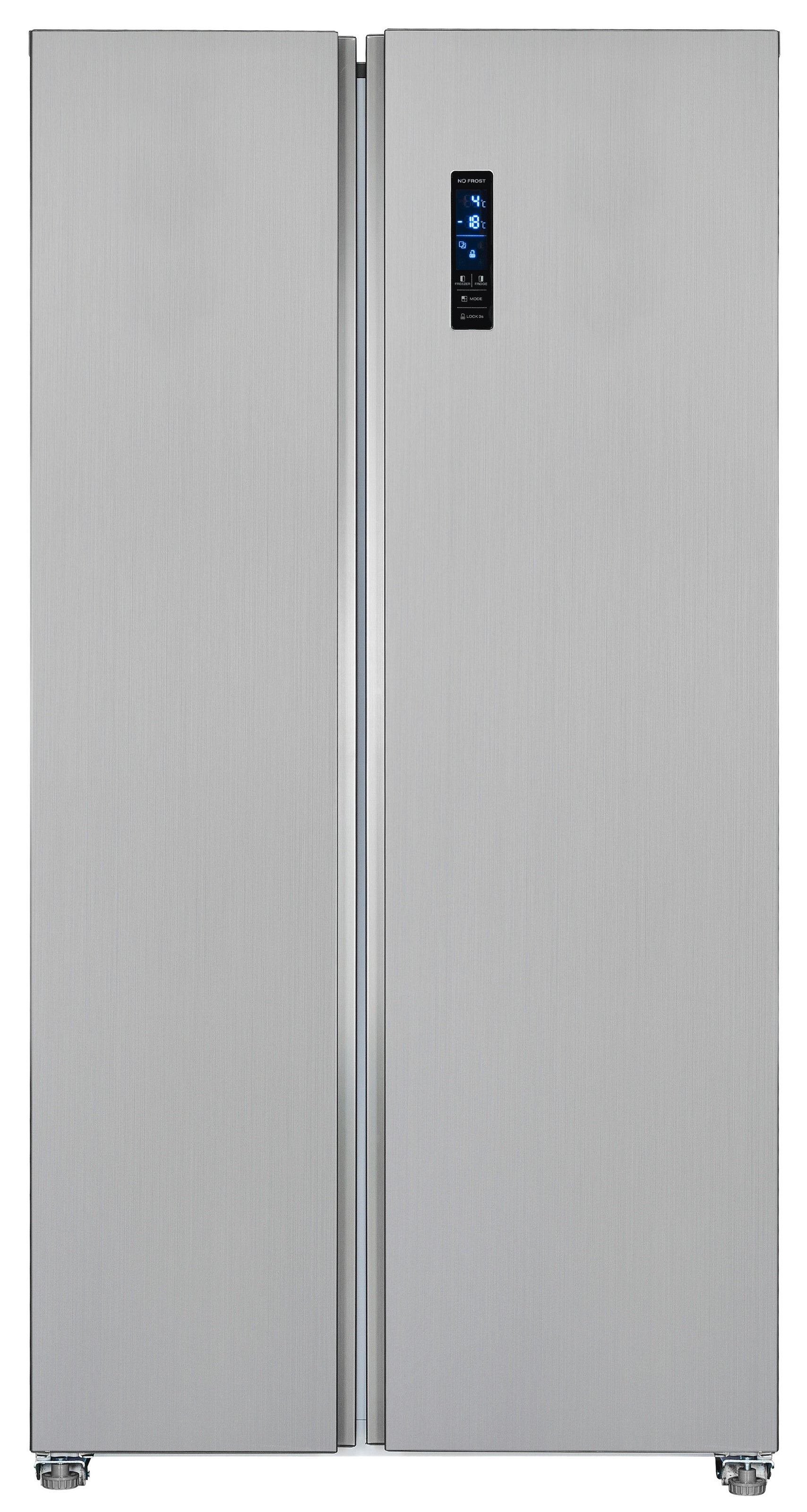 exquisit Side-by-Side "SBS46-040E inoxlook" 177 cm hoch 90 cm breit günstig online kaufen