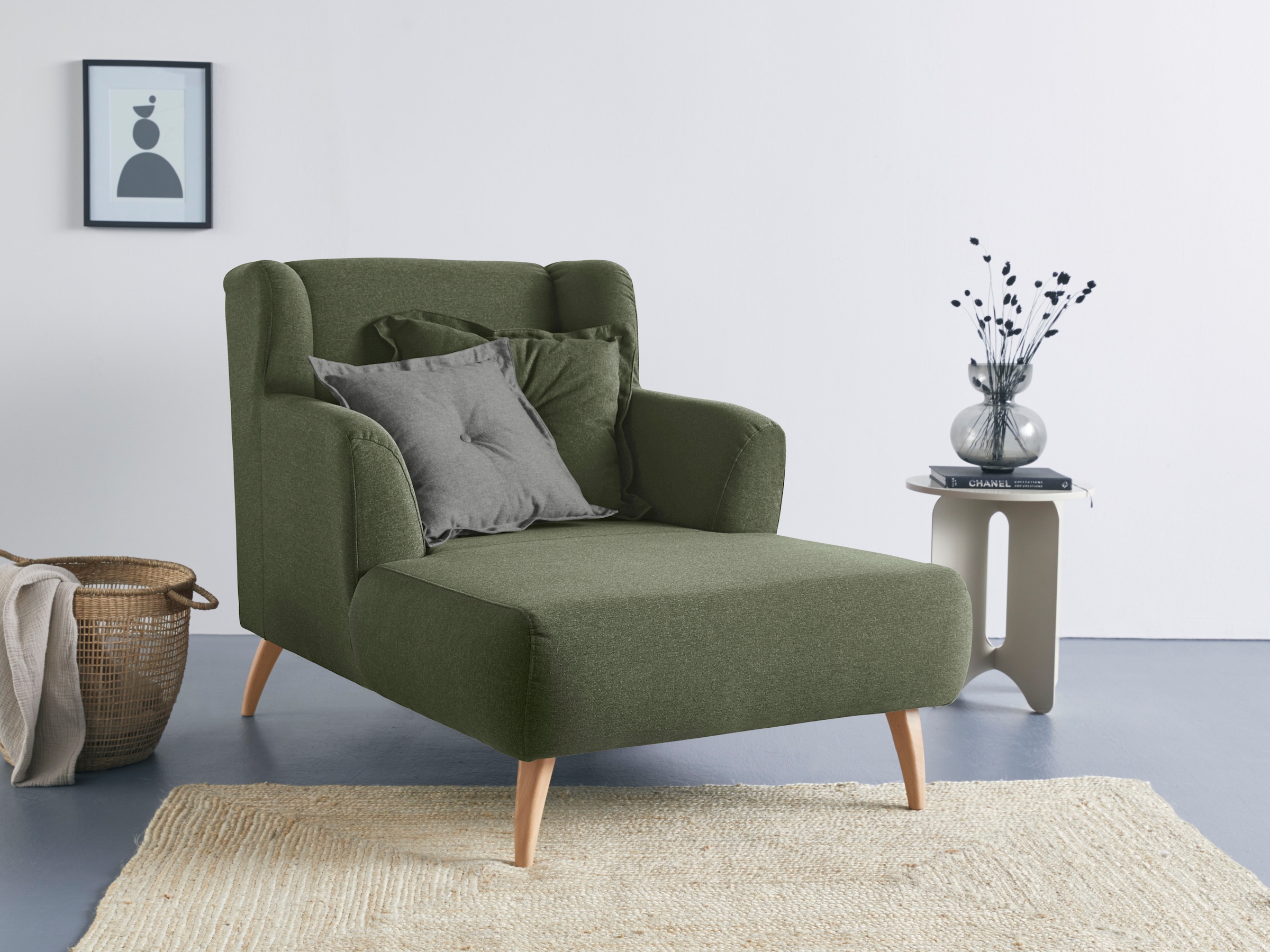 Home affaire Loveseat "Baggio Kuschel Mega Lounge Big Sessel" günstig online kaufen