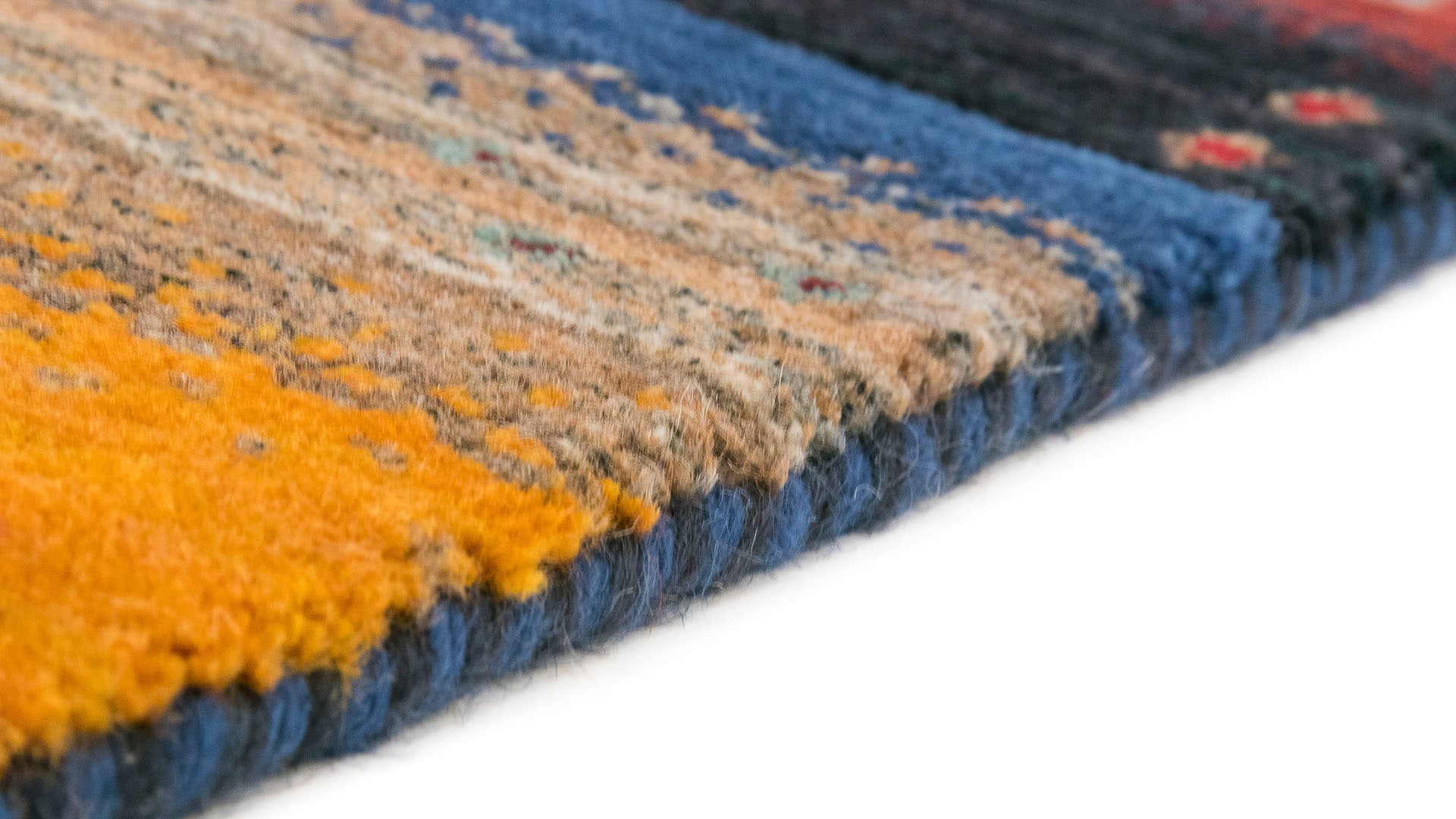 Thumbnail - carpetfine Wollteppich "Gabbeh Don, auch als Läufer" rechteckig 15 mm Höhe reine Wolle, handgearbeitet, weicher natürlic...