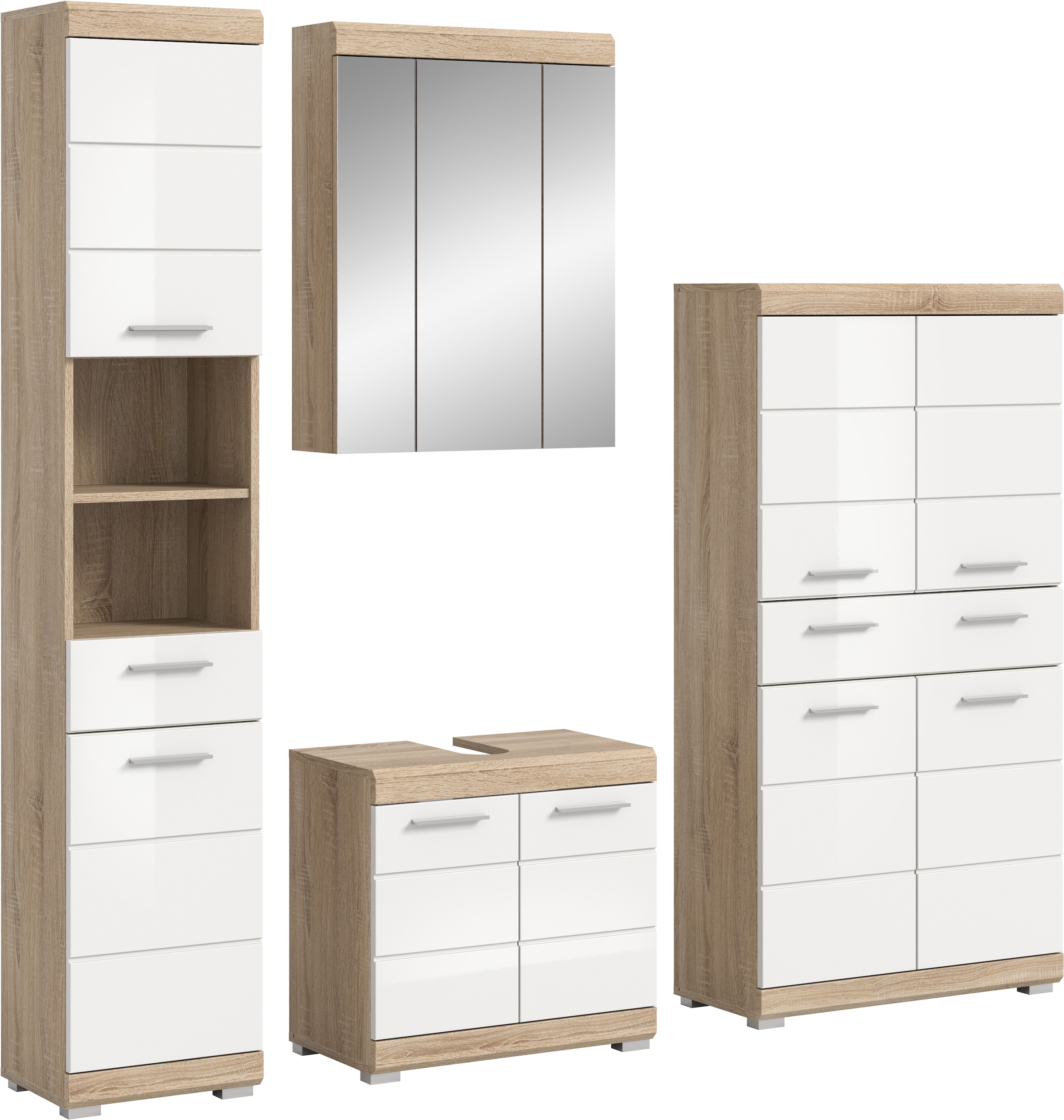 INOSIGN Badmöbel-Set "Siena, 4 teilig, bestehend aus:" Set, TOPSELLER, 4 St günstig online kaufen