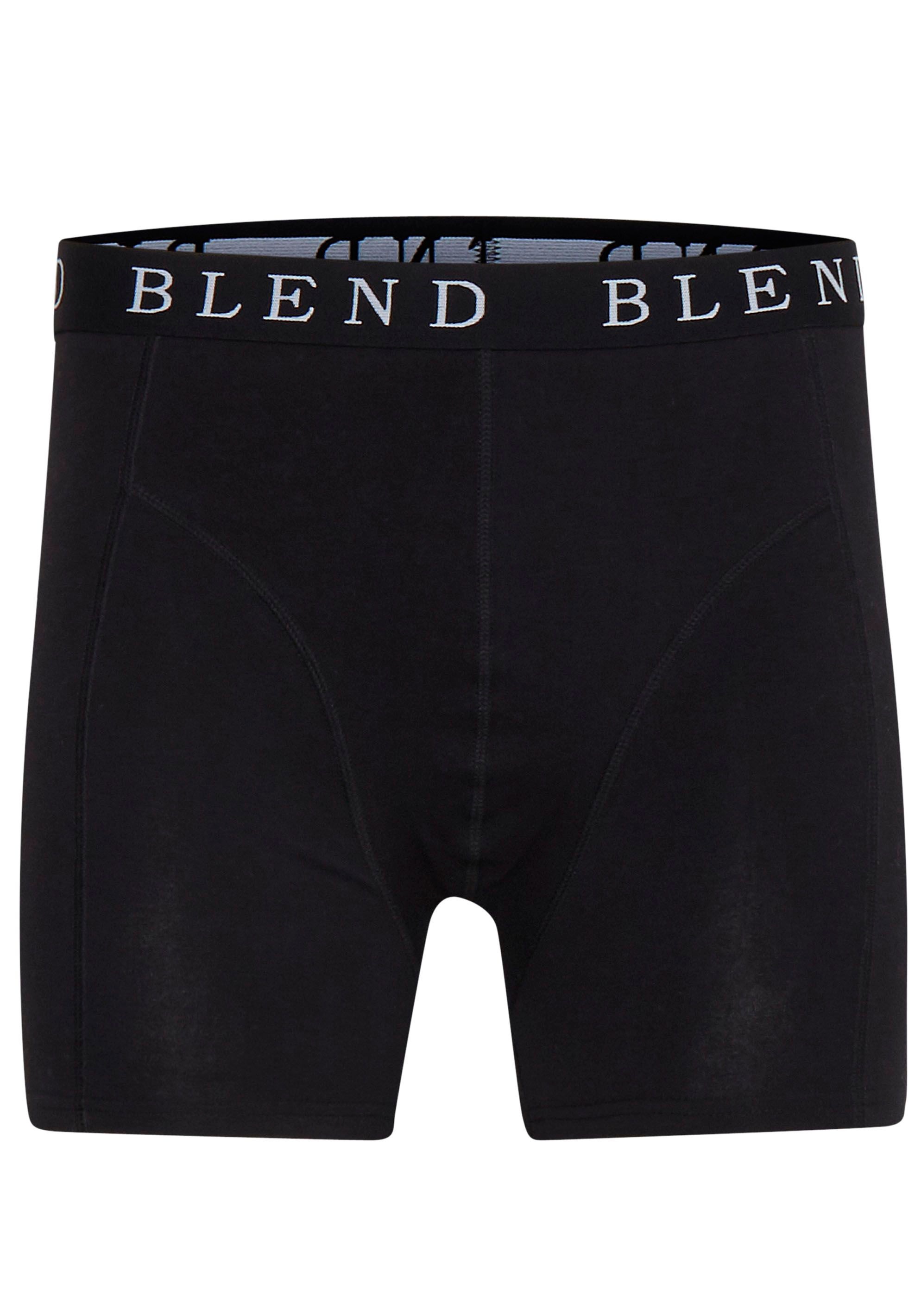 BLEND Herren Trunk "Underwear 2 Pack", Gr. L, schwarz, Jersey, Obermaterial: 95% Baumwolle, 5% Elasthan, unifarben, Unterhosen