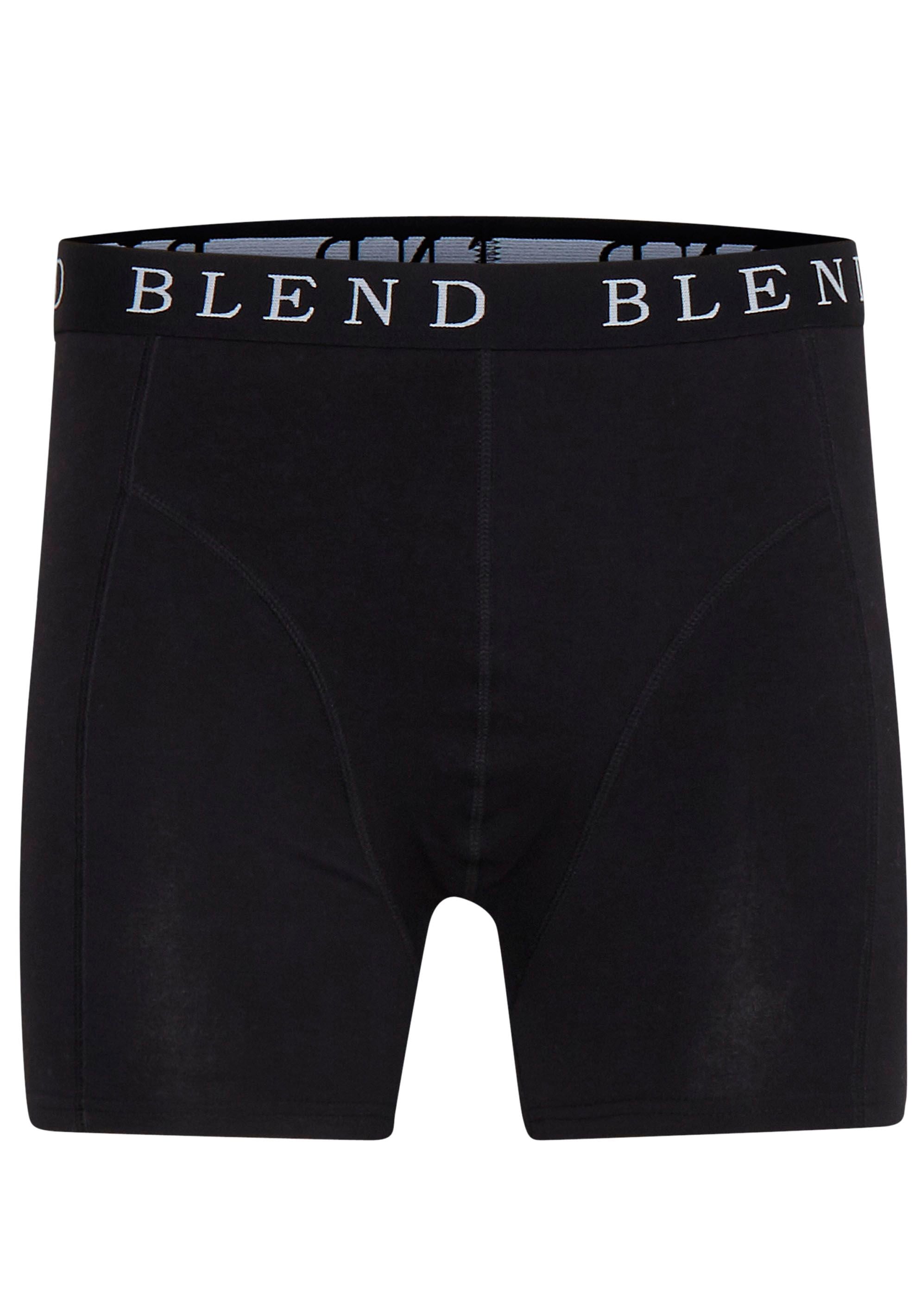 BLEND Herren Trunk "Underwear 2 Pack", Gr. XL, schwarz, Jersey, Obermaterial: 95% Baumwolle, 5% Elasthan, unifarben, Unterhosen