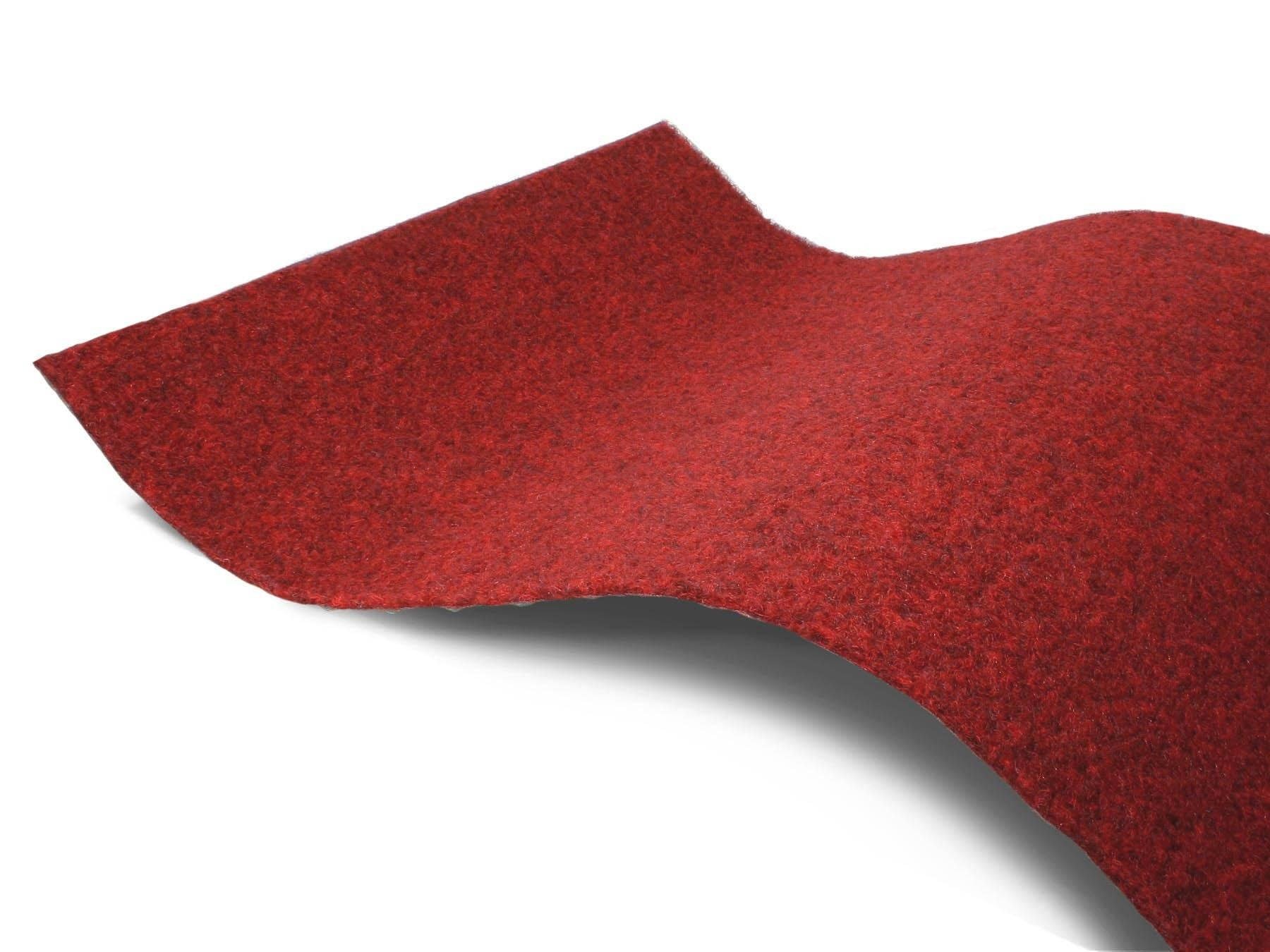 Kunstrasen "GREEN, Gesamthöhe 7,5 mm, Made in Netherlands", rot, B:400cm L:2.200cm, Polypropylen (PP), PRIMAFLOR-IDEEN IN TEXTIL, Teppiche, Rasenteppich, rot, mit Noppen, witterungsbeständig & wasserfest