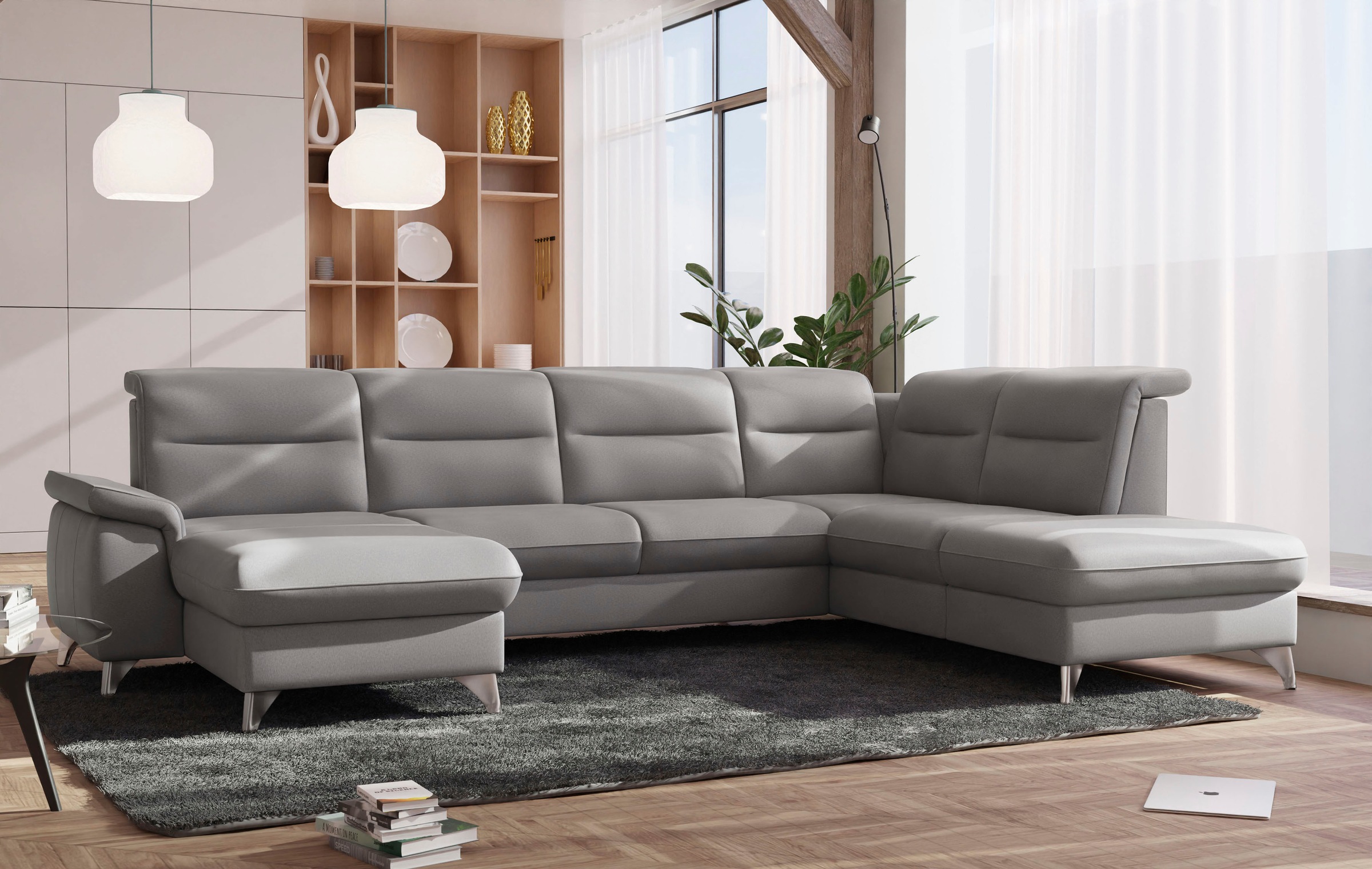 sit&more Wohnlandschaft "Astoria U-Form", wahlweise mit motorischer Relaxfu günstig online kaufen