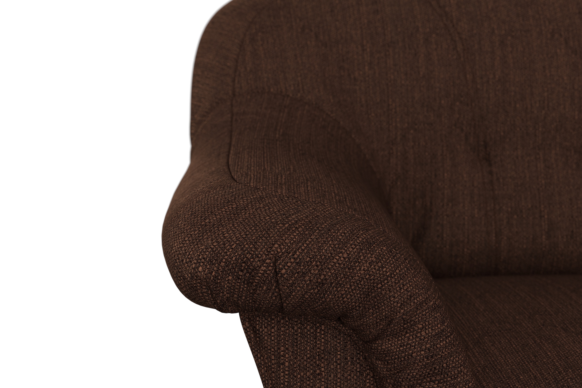 DOMO collection 3-Sitzer »Pegnitz für kleine Räume, Breite 185cm«, zeitlos, elegante Armlehnen, komfortabel