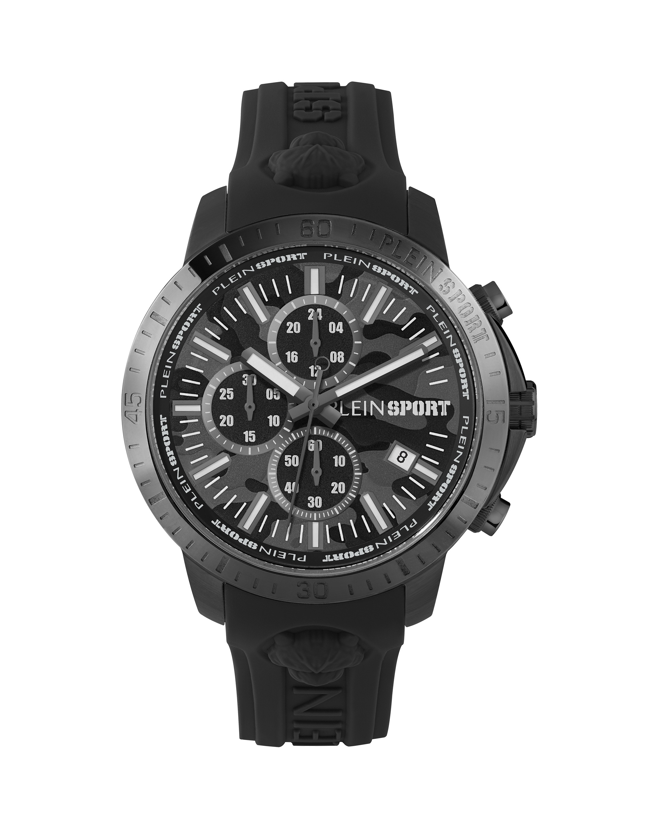 PLEIN SPORT Herren Luxusuhr "Gain", schwarz, Armbanduhren