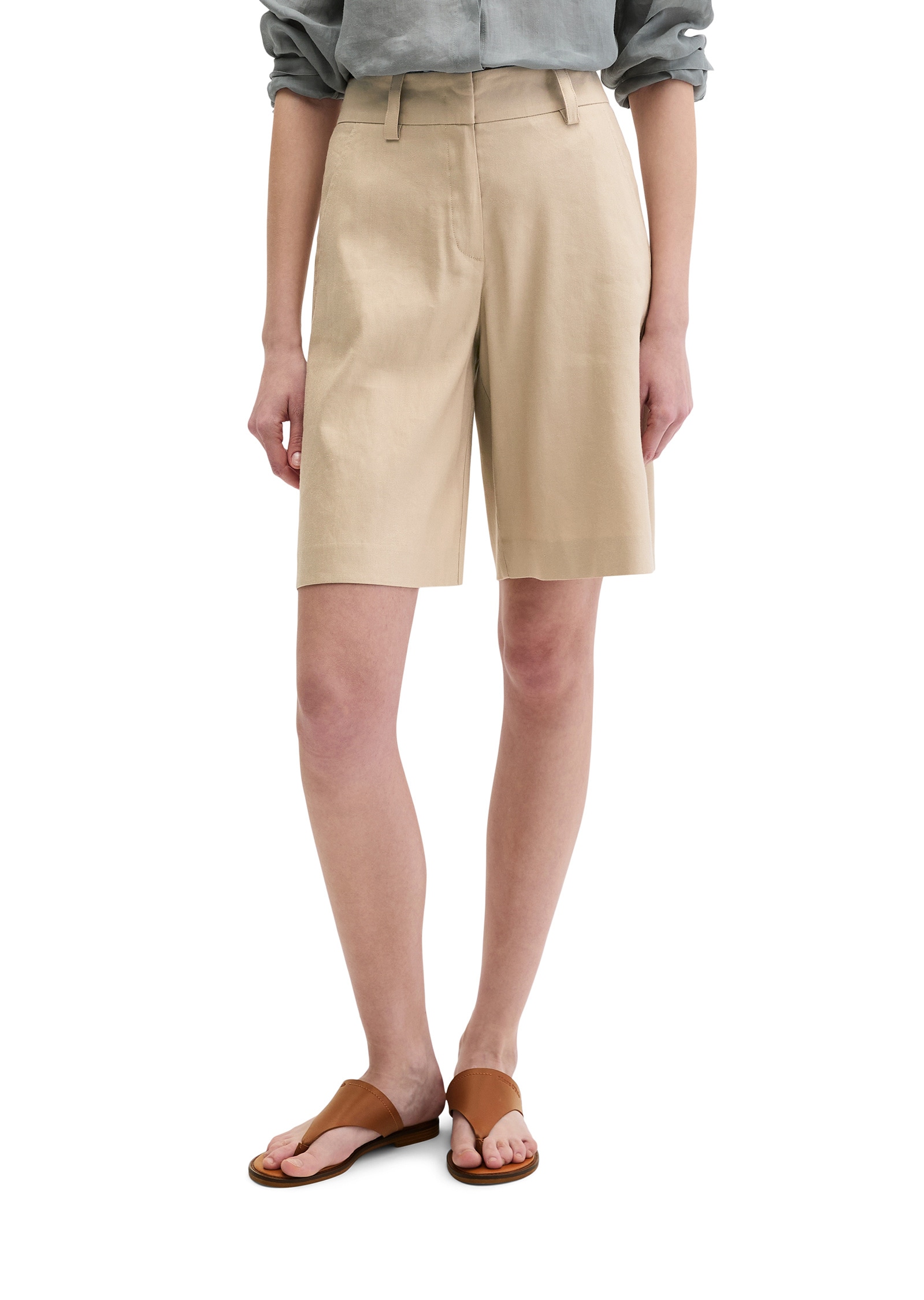 Marc O'Polo Shorts »aus Viskose-Leinen-Stretch«