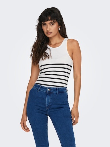 ONLY Tanktop "ONLKENYA RIB STRIPE TANK TOP CS JRS" günstig online kaufen