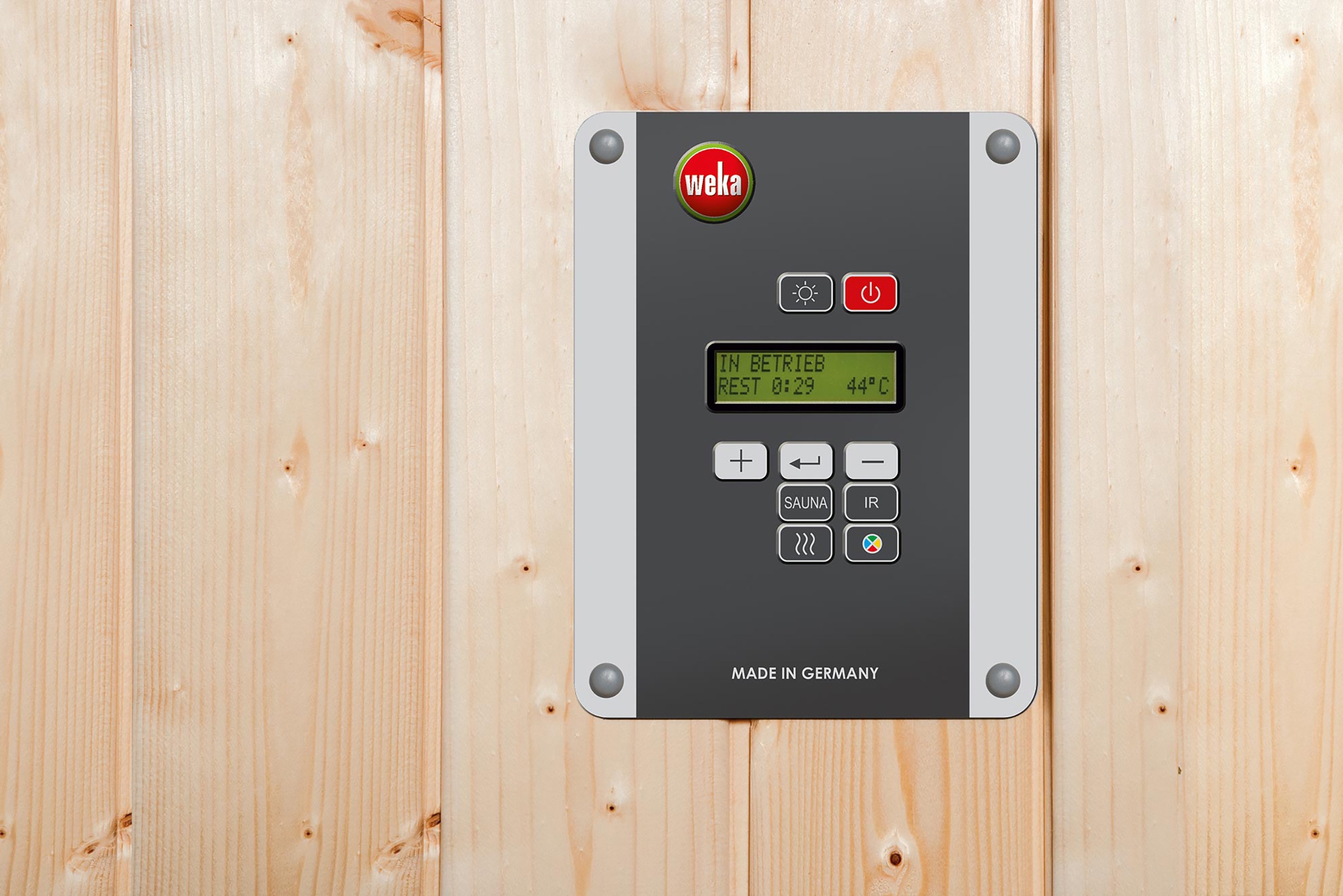weka Sauna »Design-Sauna CUBILIS 3«, Blockbohlen im wekaLine-Profil