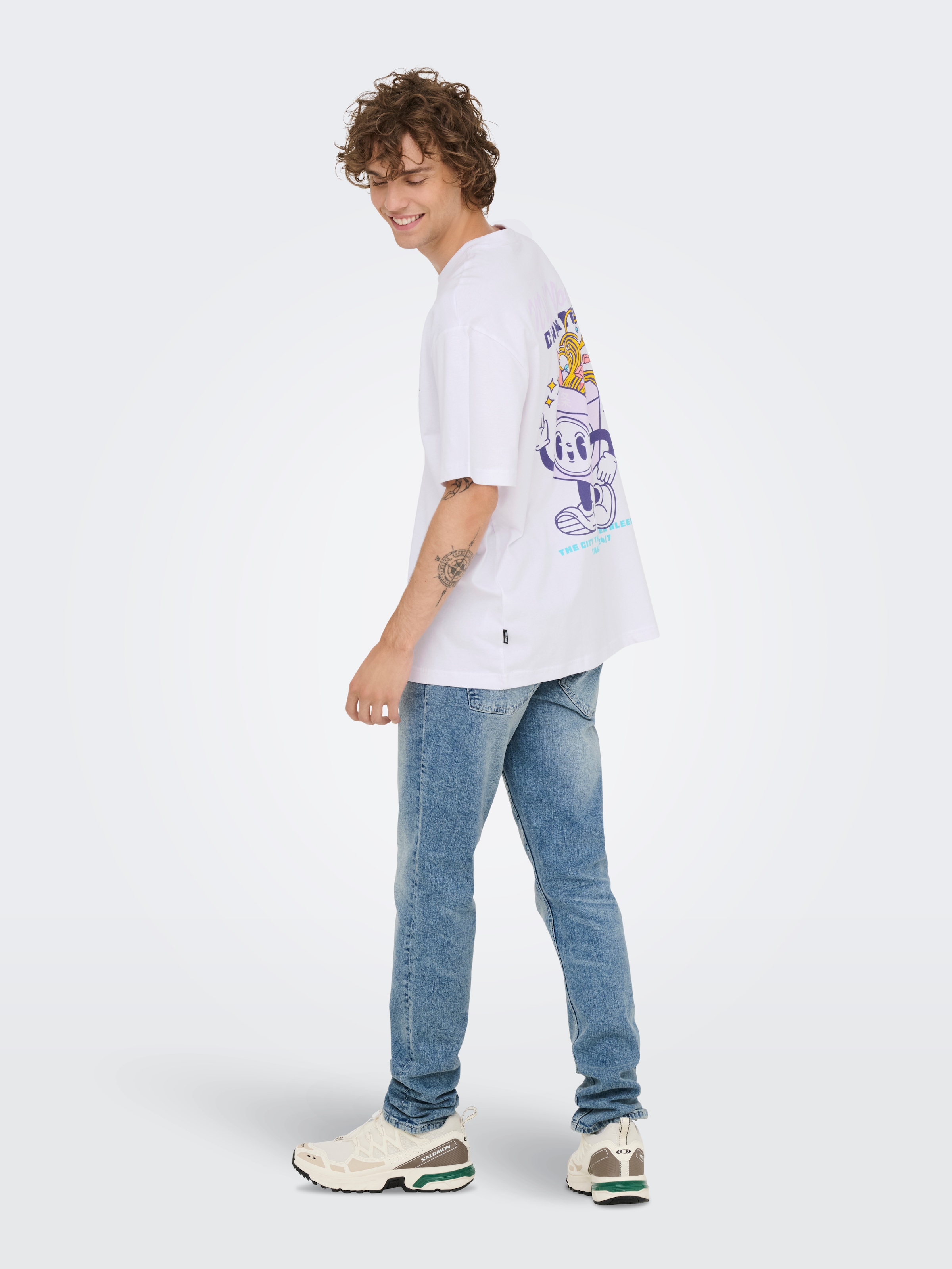 ONLY & SONS T-Shirt »ONSFRANK RLX SS TEE NOOS« Baumwolle, relaxed fit