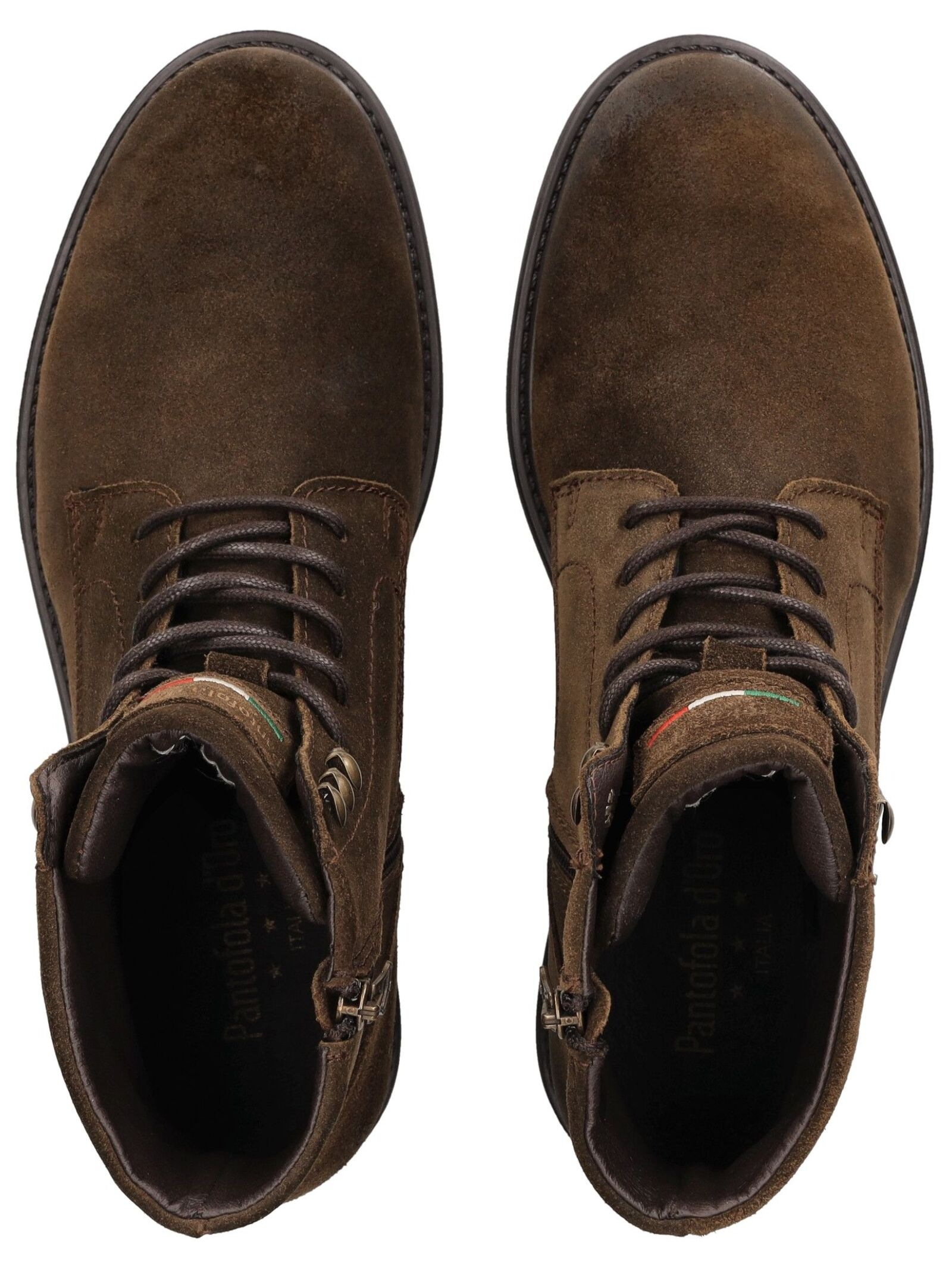 Pantofola d´Oro Schnürstiefelette »Pantofola d'Oro Stiefelette Veloursleder«