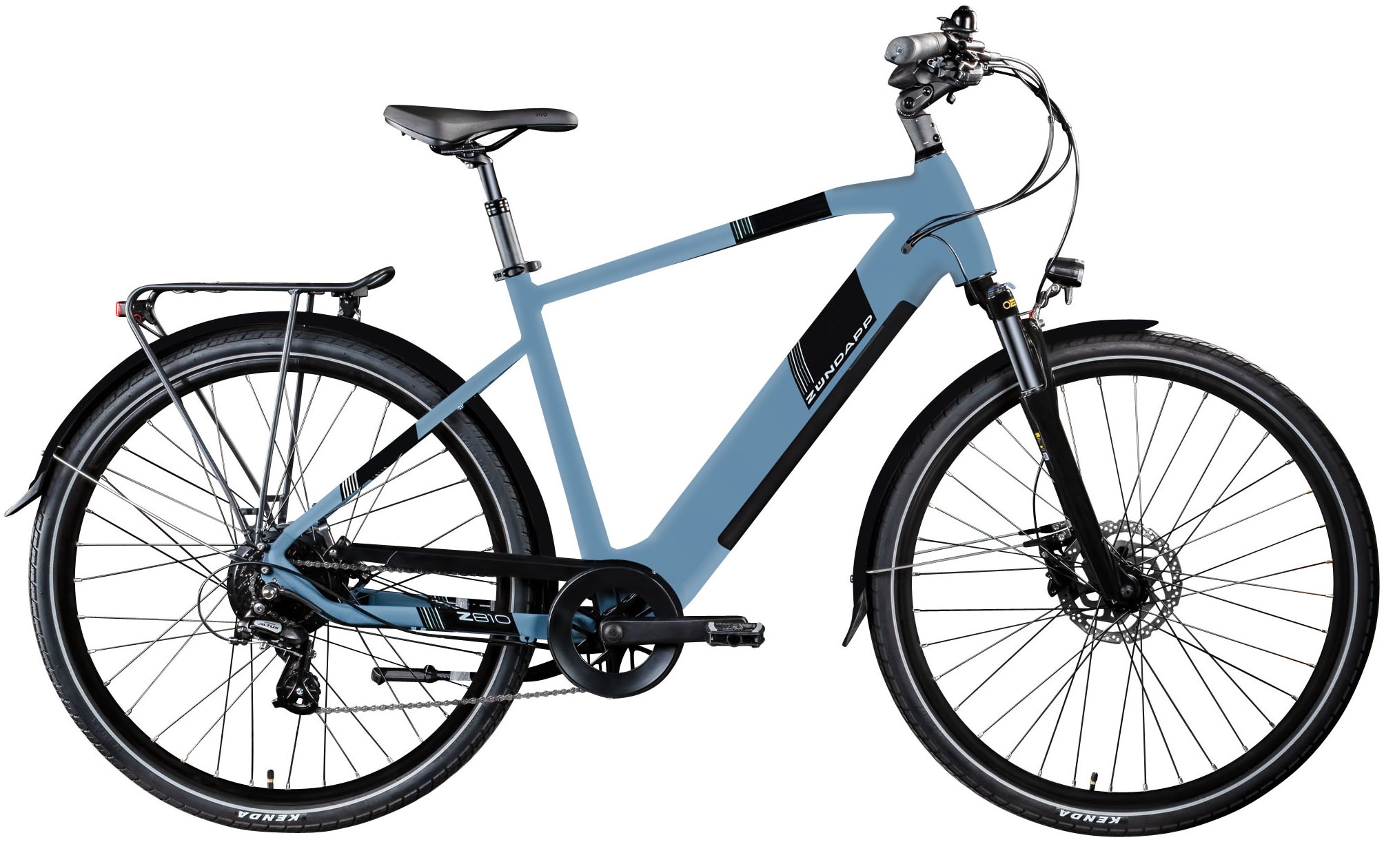 ZÜNDAPP E-Bike "Z810", 52cm, 28 Zoll (71,12cm), blau, Elektrofahrräder, Pedelec, Elektrofahrrad für Damen und Herren